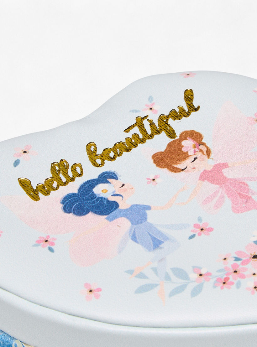 Dancing Fairy Jewellery Organizer with Sequin Detail - 12x12x5 cms-women-watchesandjewellery-jewellery-storage-image-3