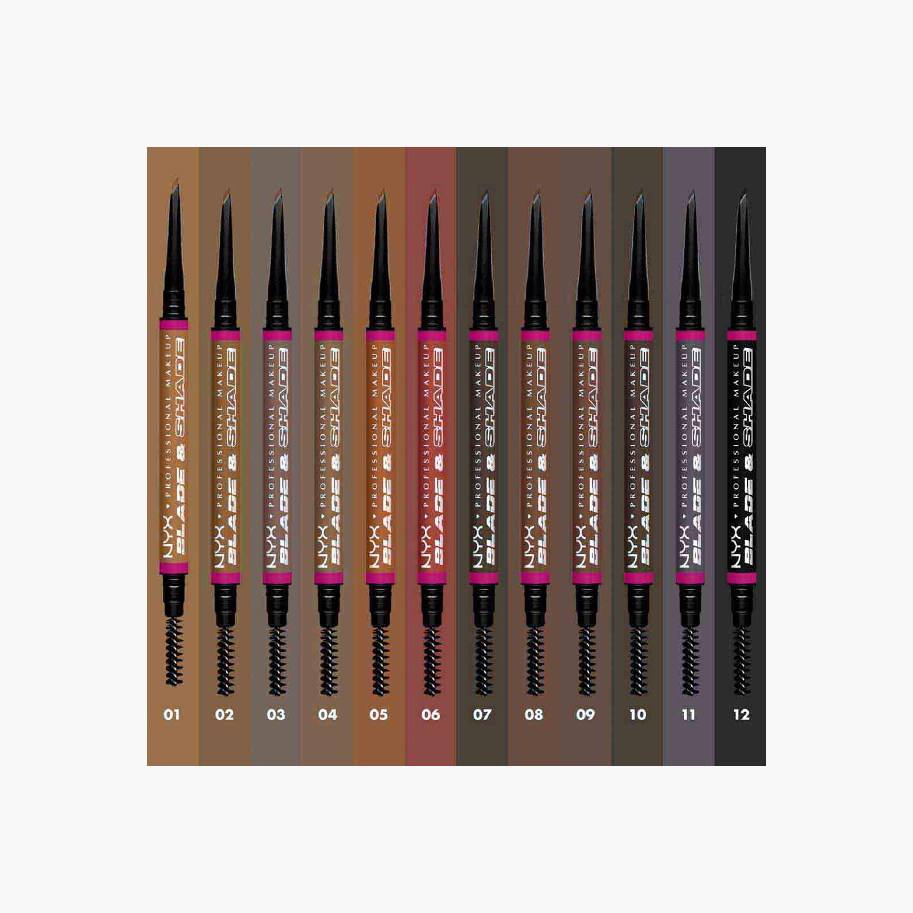 NYX Professional Make up Blade N Shade Brow Pencil - 13 gms-beautyandpersonalcare-makeup-eyes-eyebrows-image-8