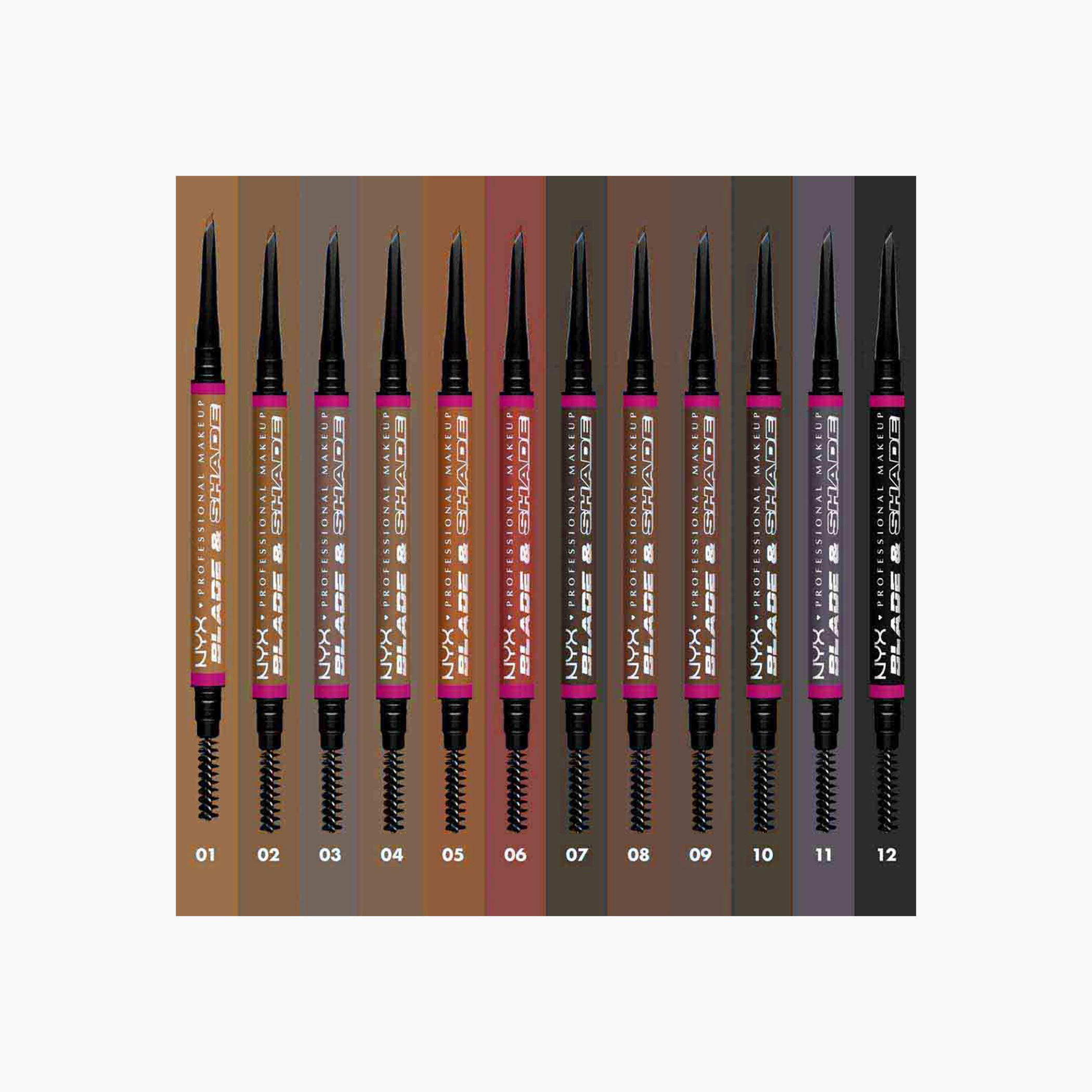 NYX Professional Make up Blade N Shade Brow Pencil - 13 gms-beautyandpersonalcare-makeup-eyes-eyebrows-image-8