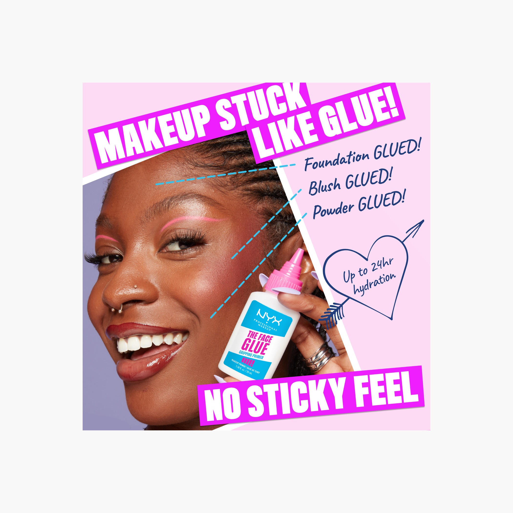 برايمر ذا فيس جلو من نيكس بروفيشنال ميك أب - 35 مل-beautyandpersonalcare-makeup-face-faceprimers-image-9