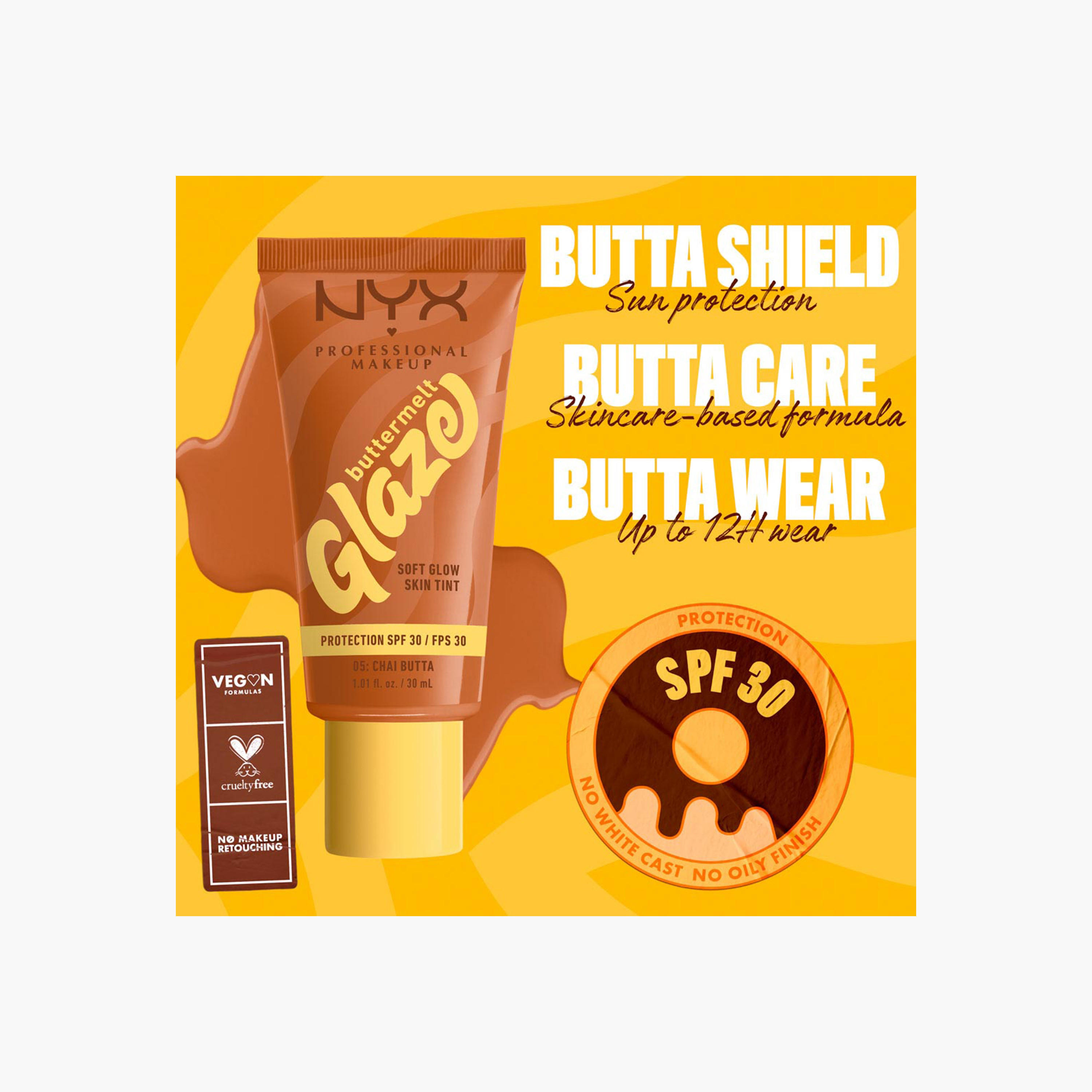 NYX Professional Make up Buttermelt Glaze Soft Glow Skin Tint - 30 ml-beautyandpersonalcare-makeup-face-foundations-image-9