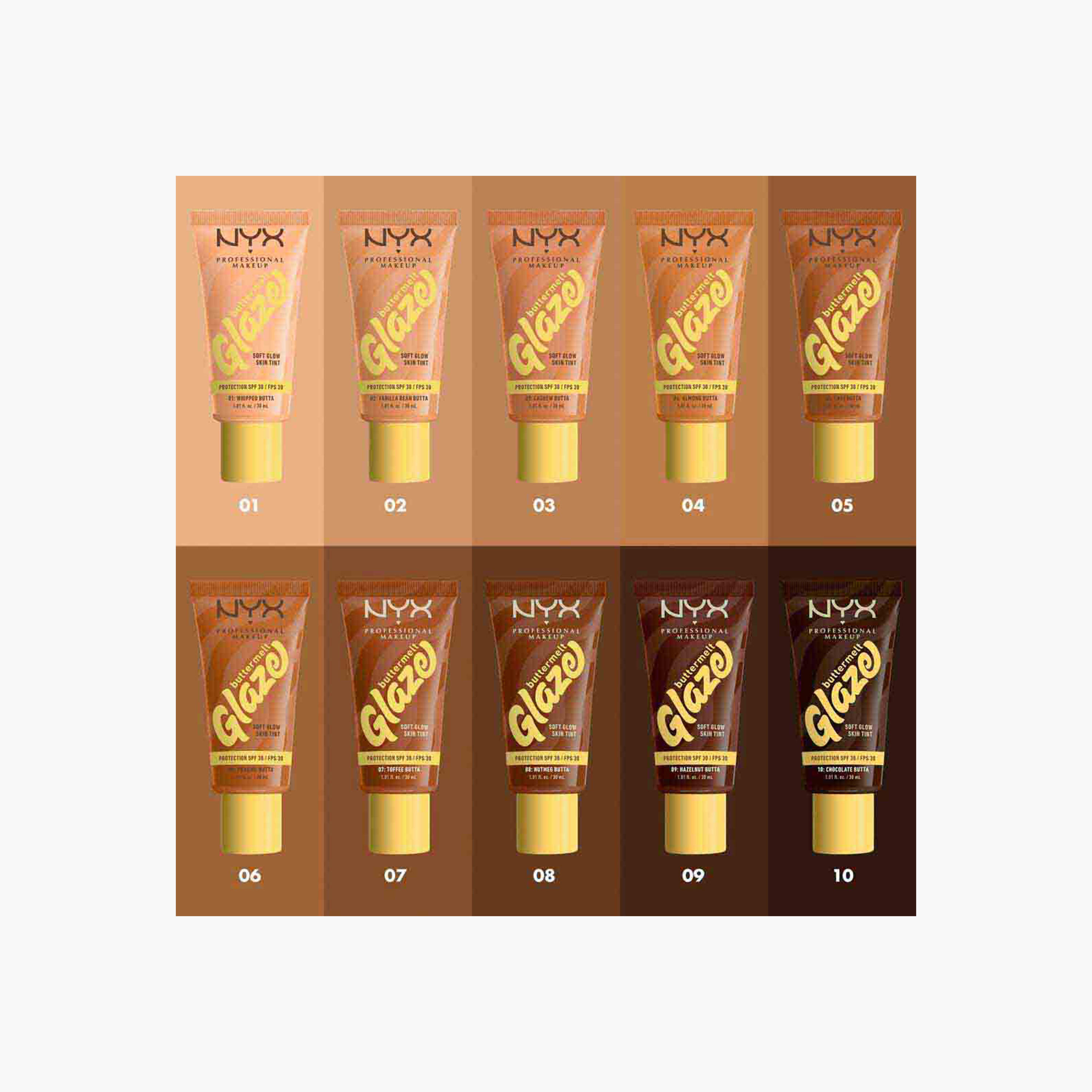 NYX Professional Make up Buttermelt Glaze Soft Glow Skin Tint - 30 ml-beautyandpersonalcare-makeup-face-foundations-image-10