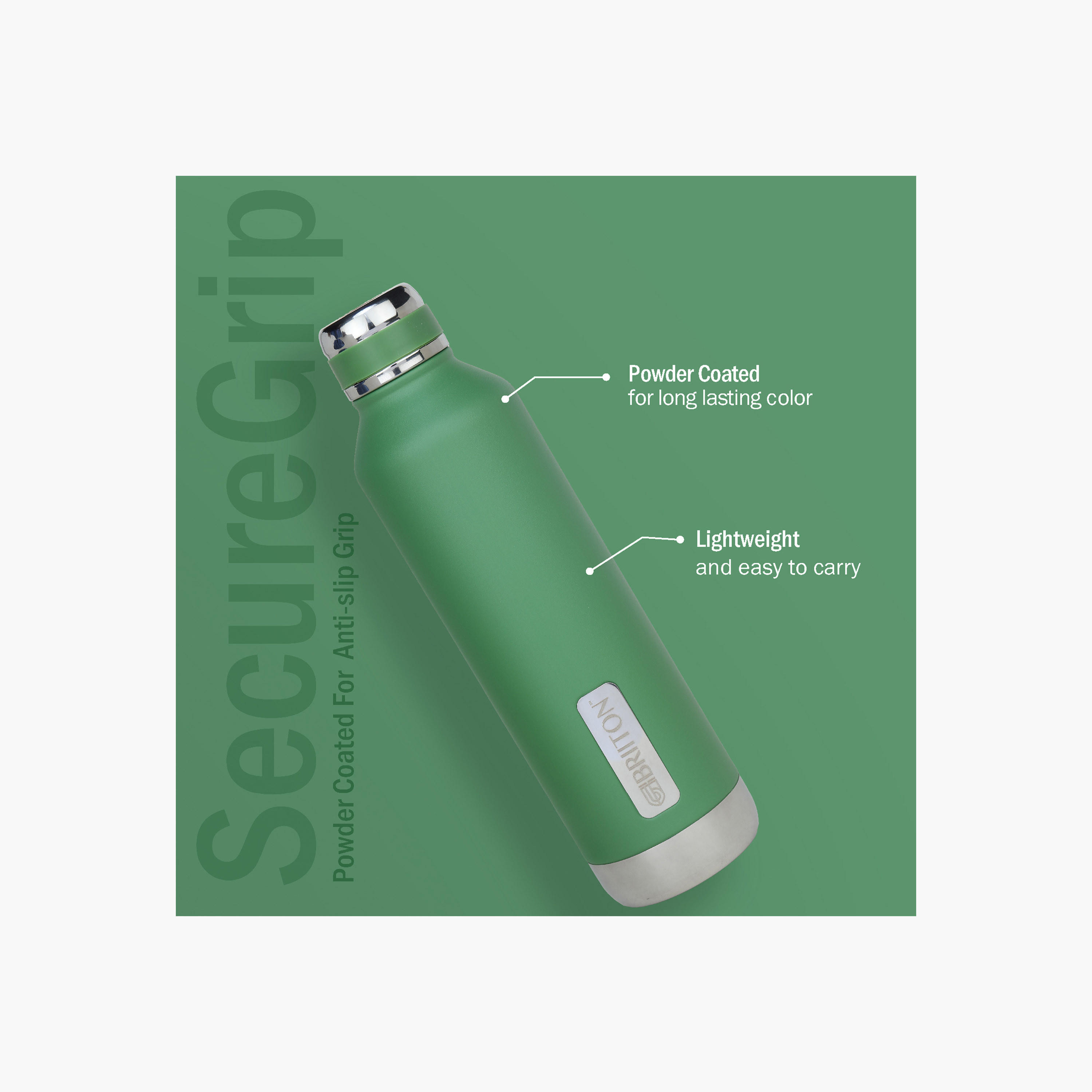 Briiton Logo Print Insulated Stainless Steel Water Bottle - 750 ml-household-dining-drinkserveware-bottles-image-2