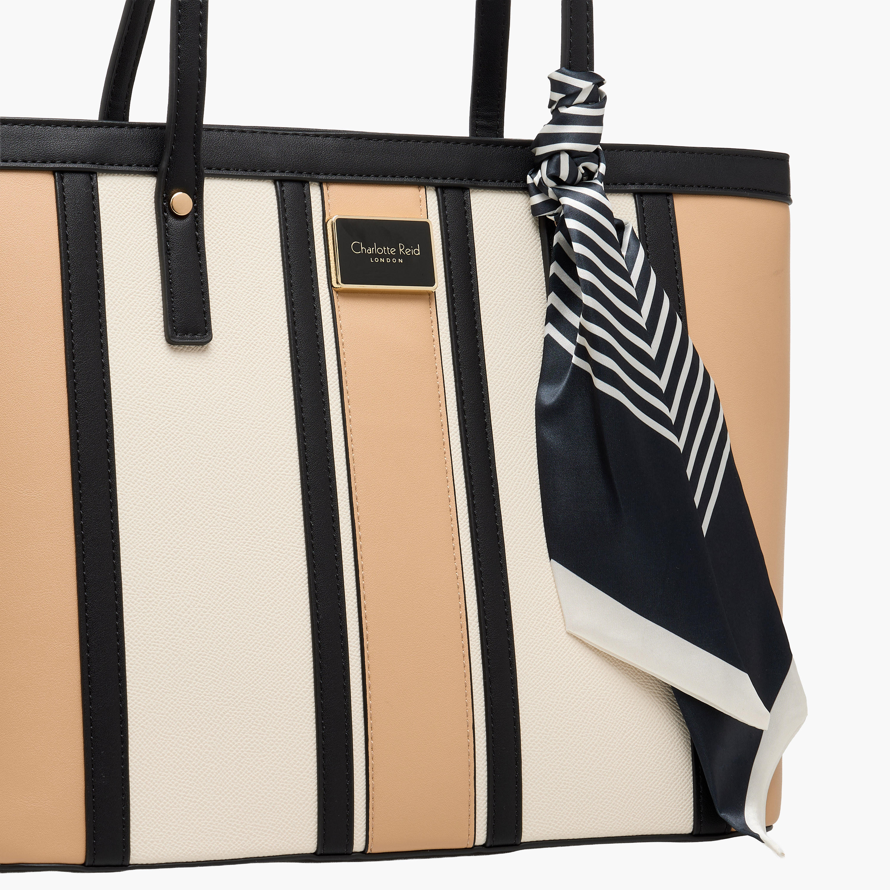 شنطة تسوق بقوالب ملونة ووشاح من شارلوت ريد-women-bagsandwallets-handbags-image-5