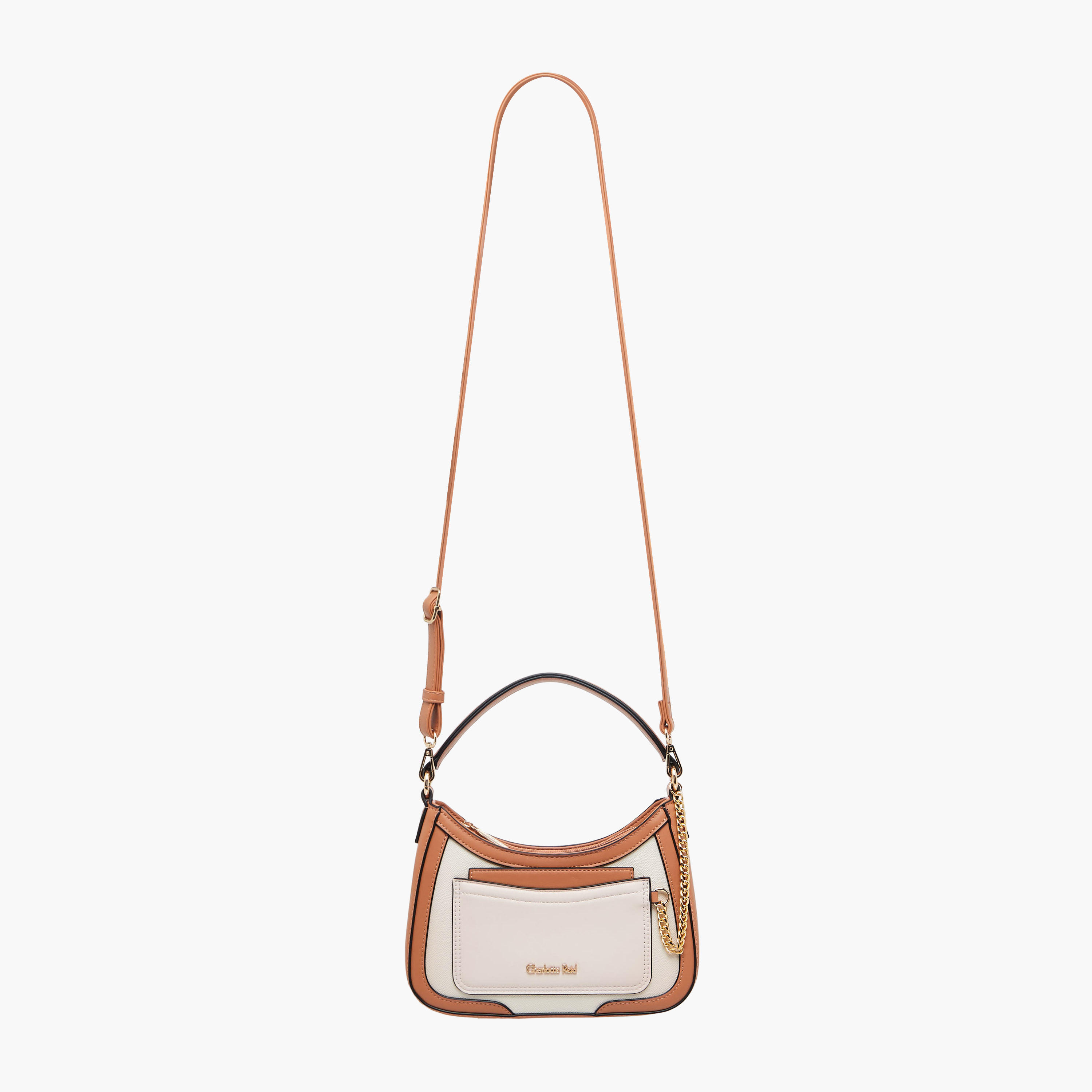 Charlotte Reid Colourblock Shoulder Bag with Zip Closure-women-bagsandwallets-handbags-image-3