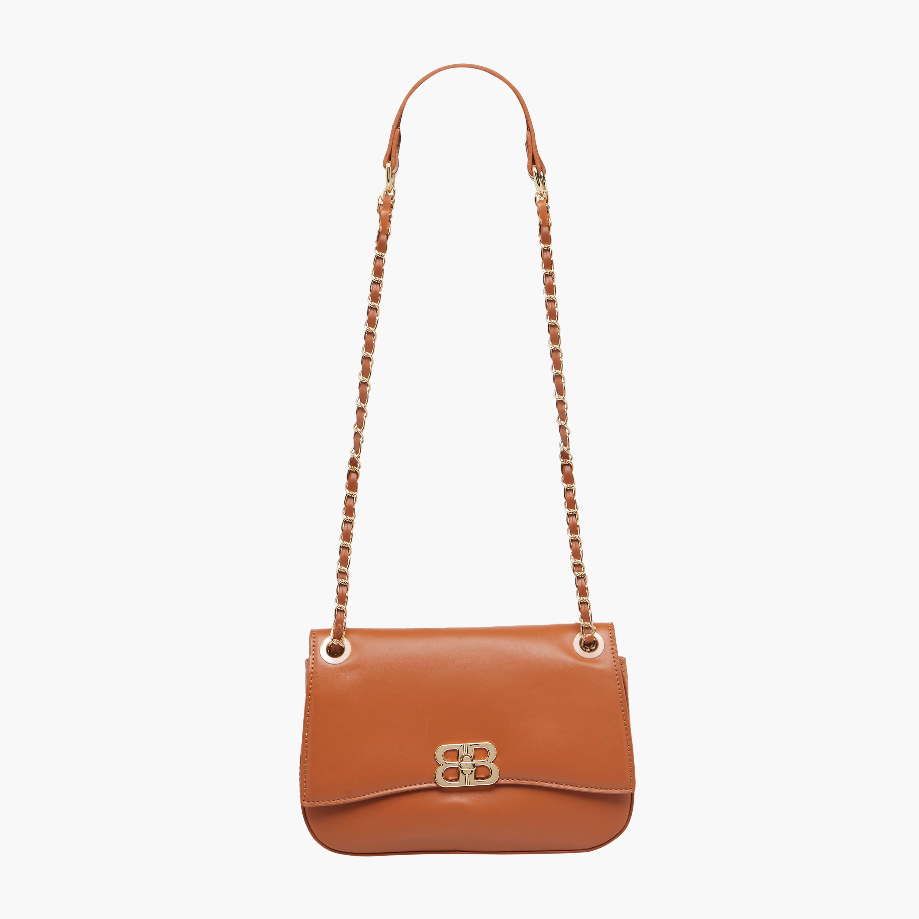 شنطة كروس بودي سادة بقفل تويست من أدور-women-bagsandwallets-handbags-image-1