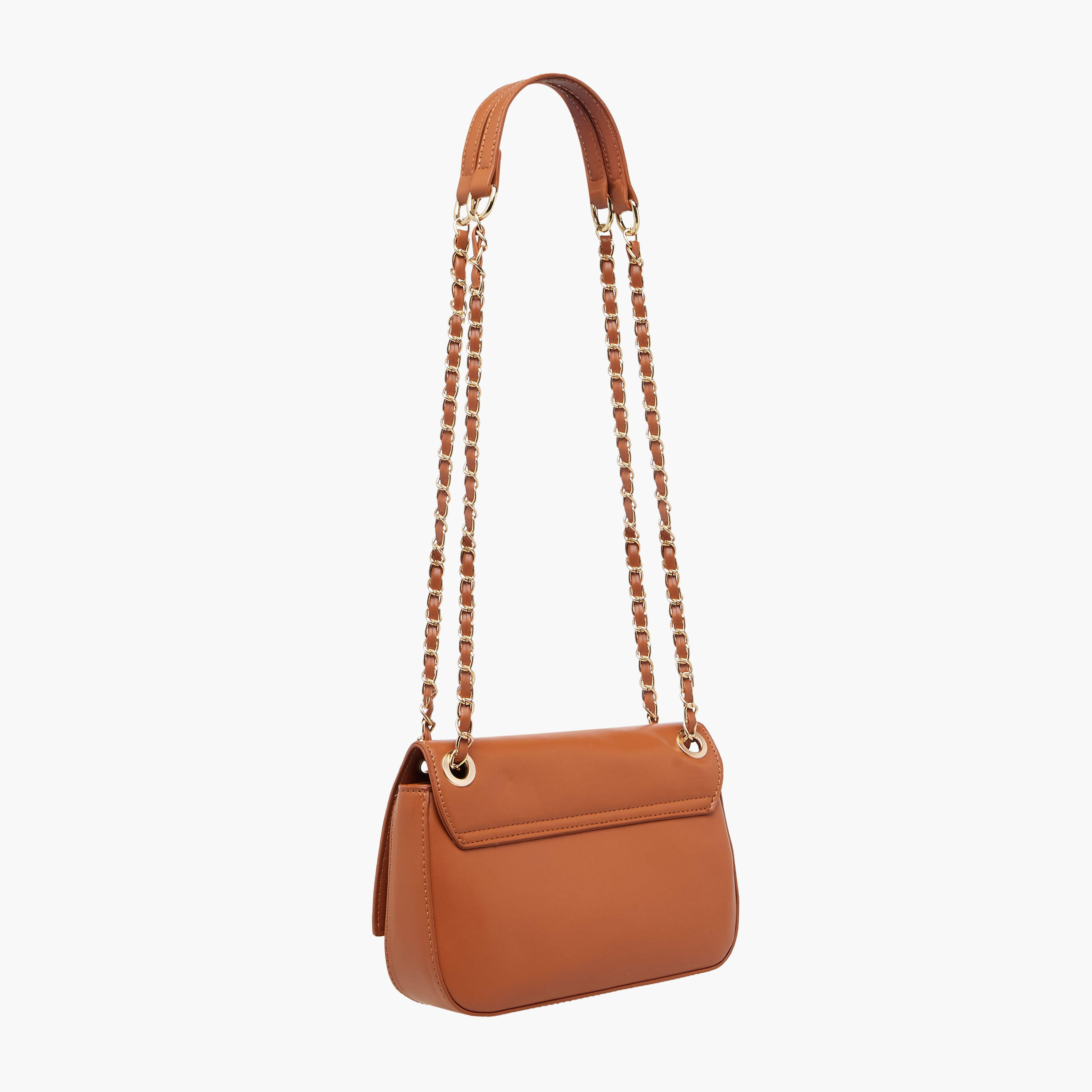 شنطة كروس بودي سادة بقفل تويست من أدور-women-bagsandwallets-handbags-image-4