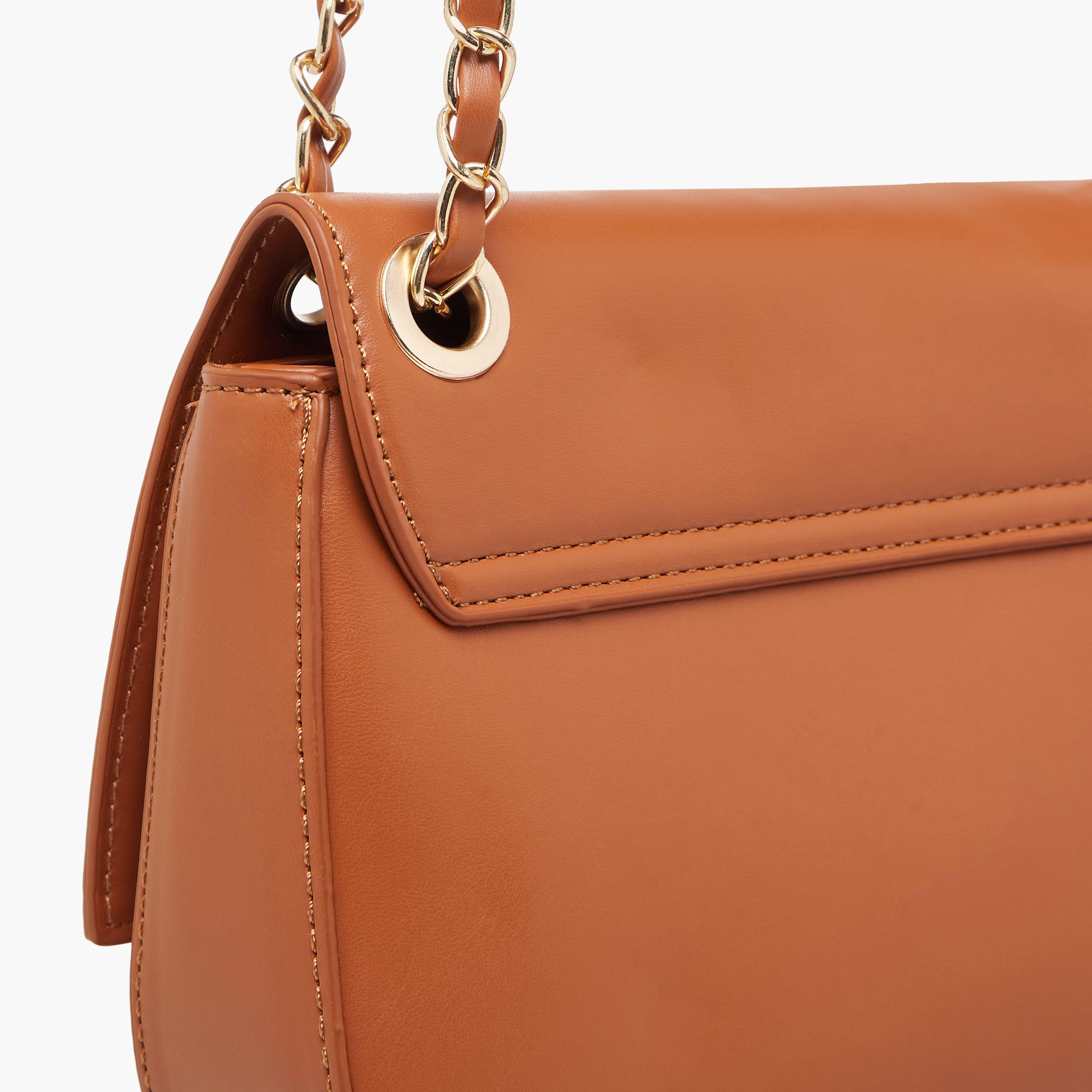 شنطة كروس بودي سادة بقفل تويست من أدور-women-bagsandwallets-handbags-image-6