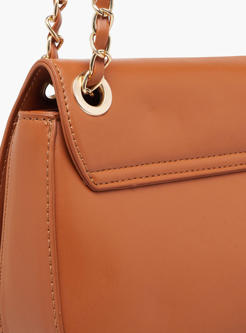 شنطة كروس بودي سادة بقفل تويست من أدور-women-bagsandwallets-handbags-image-6