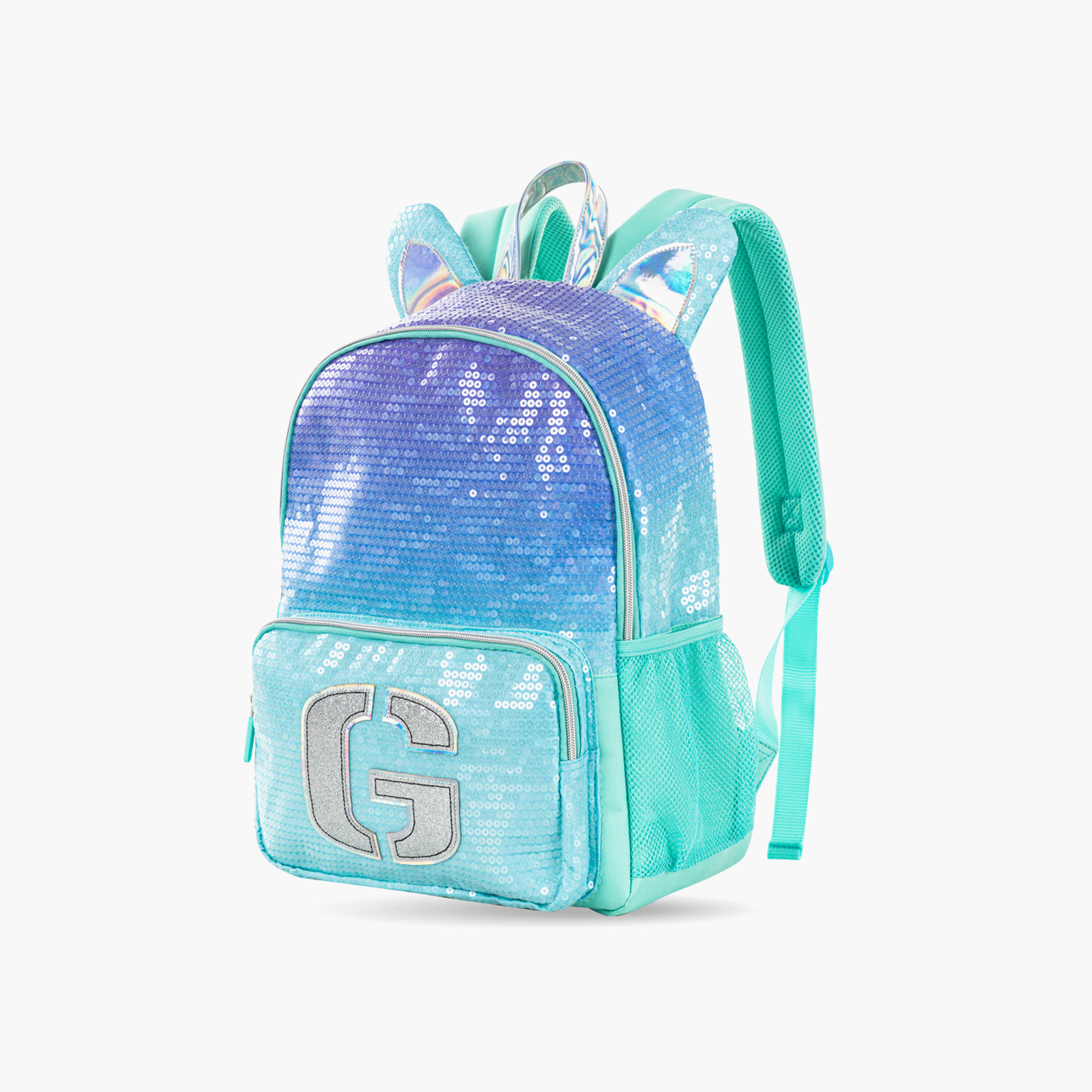 Eazy Kids Sequin 3-Piece Backpack School Bag Set for Kids with Lunch Bag and Pencil Pouch - 17-inch-school-bagsandbackpacks-sets-image-3