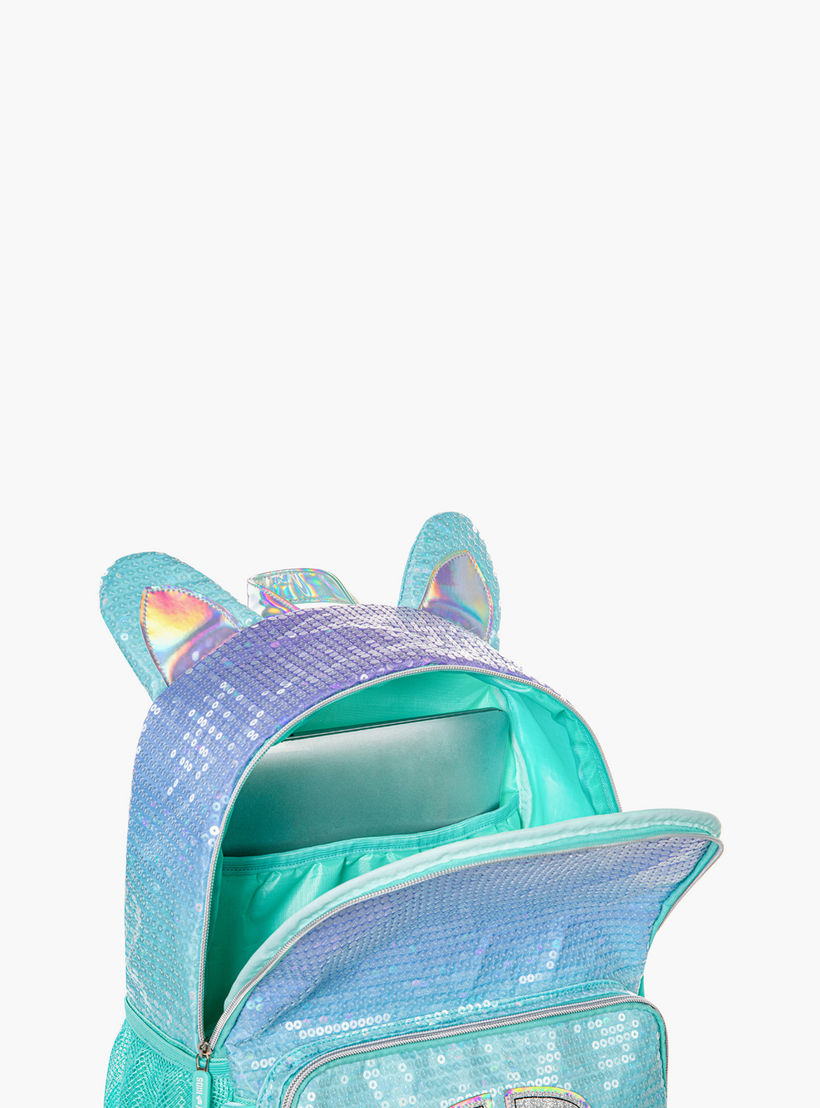 Eazy Kids Sequin 3-Piece Backpack School Bag Set for Kids with Lunch Bag and Pencil Pouch - 17-inch-school-bagsandbackpacks-sets-image-5