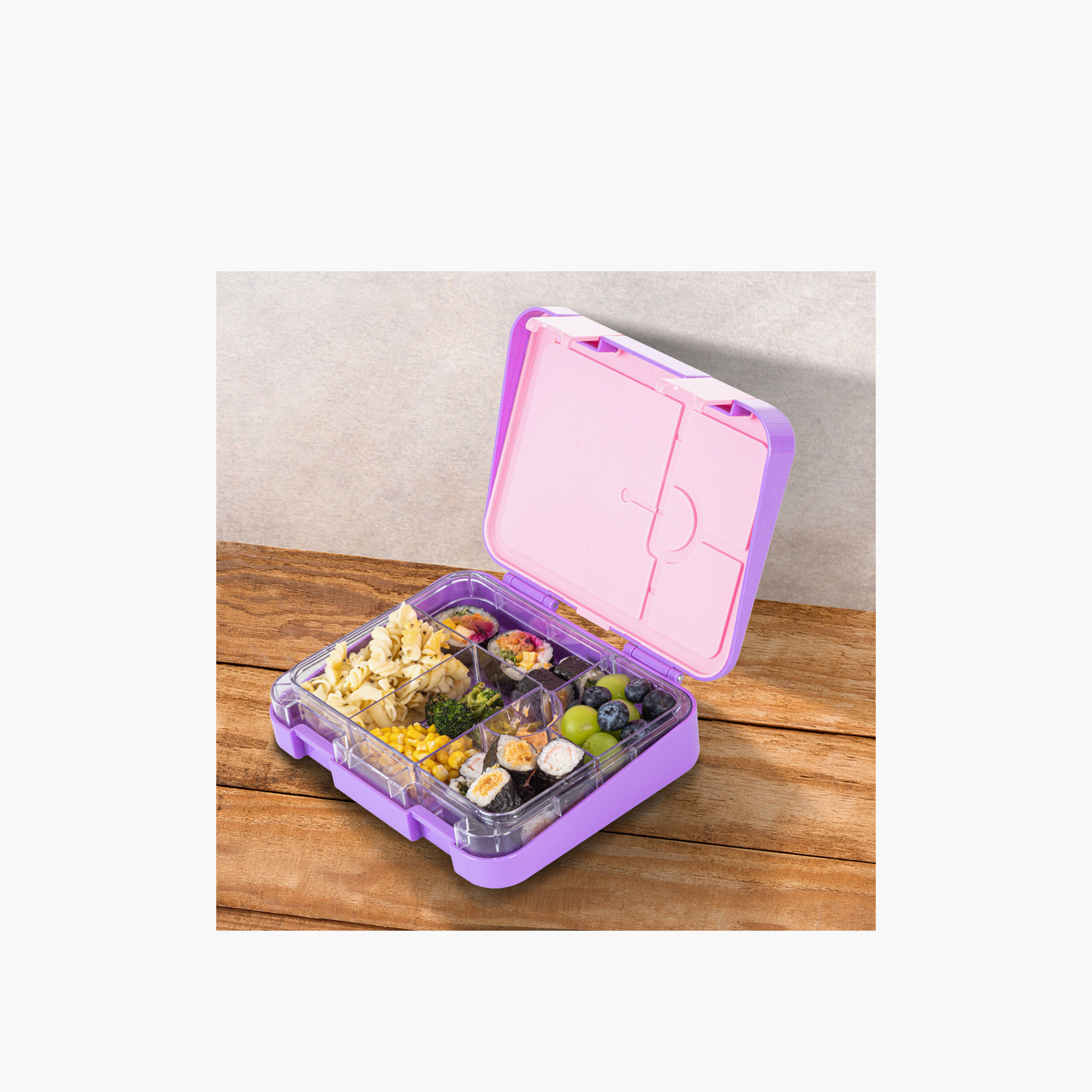 صندوق غداء بينتو للأطفال بطبعات فراشة مع حجرات قابلة للتحويل من إيزي كيدز-school-lunchessentials-lunchboxes-image-7
