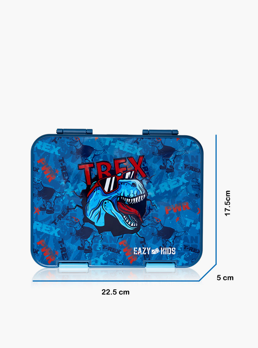 Eazy Kids T-Rex Convertible Bento Box for Kids with Sandwich Cutter-school-lunchessentials-lunchboxes-image-4