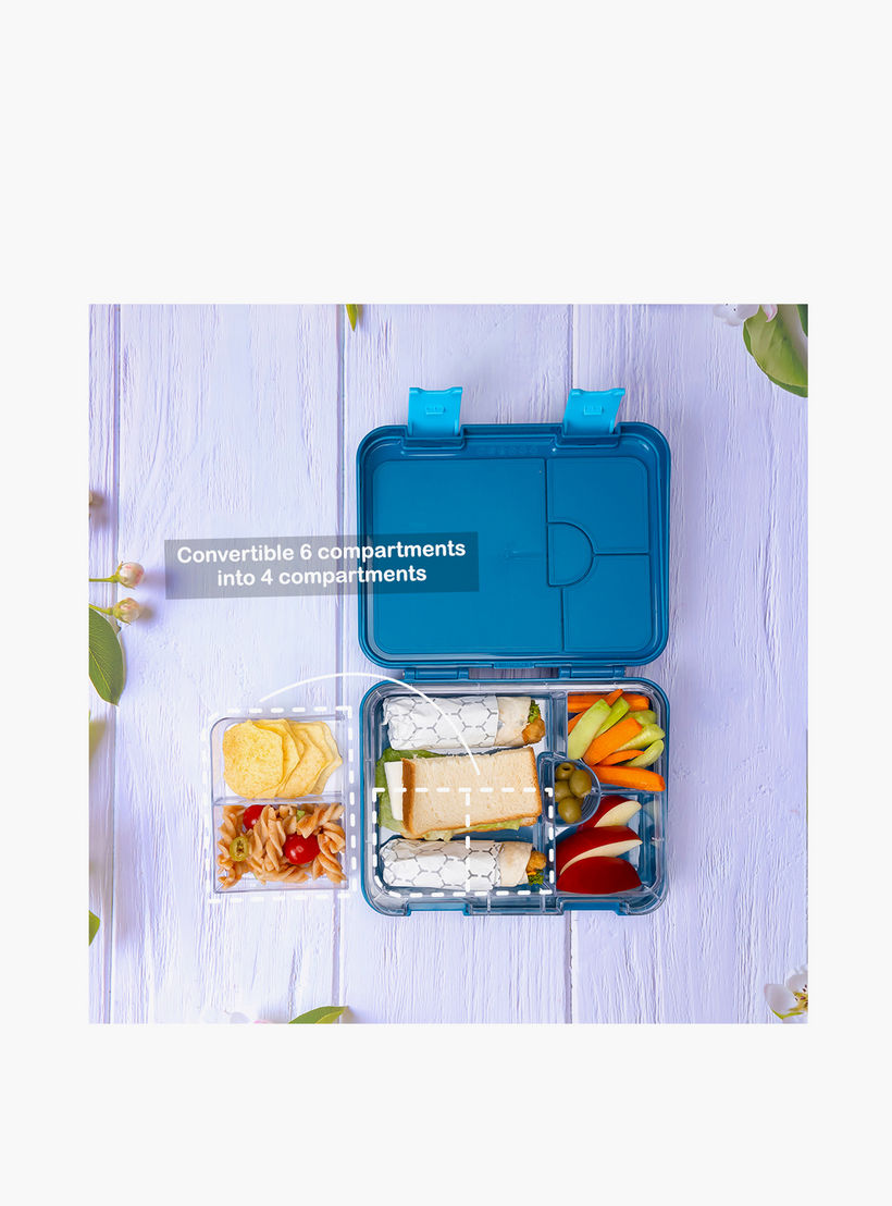 Eazy Kids T-Rex Convertible Bento Box for Kids with Sandwich Cutter-school-lunchessentials-lunchboxes-image-5