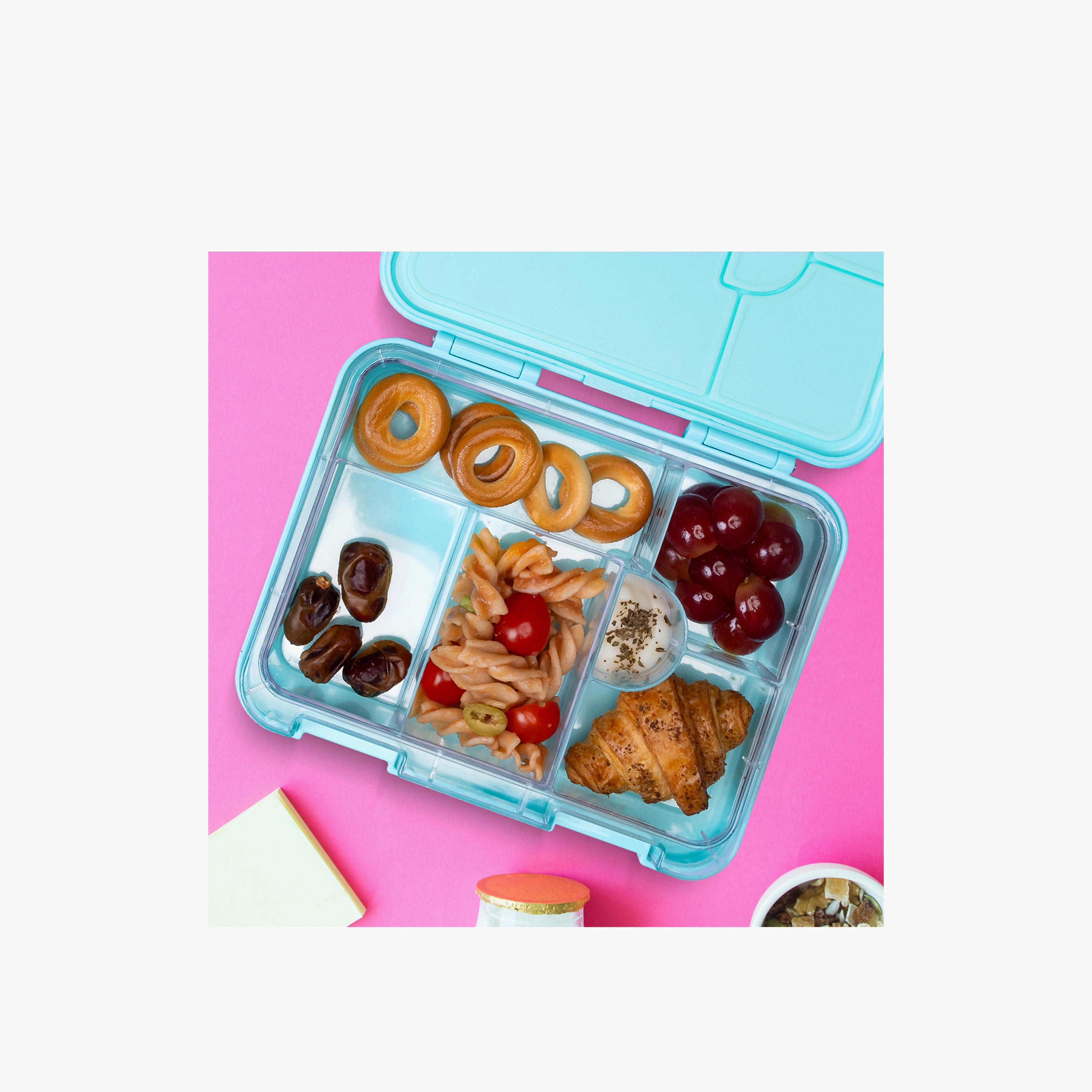 Eazy Kids Unicorn Convertible Bento Box for Girls with Sandwich Cutter-school-lunchessentials-lunchboxes-image-4