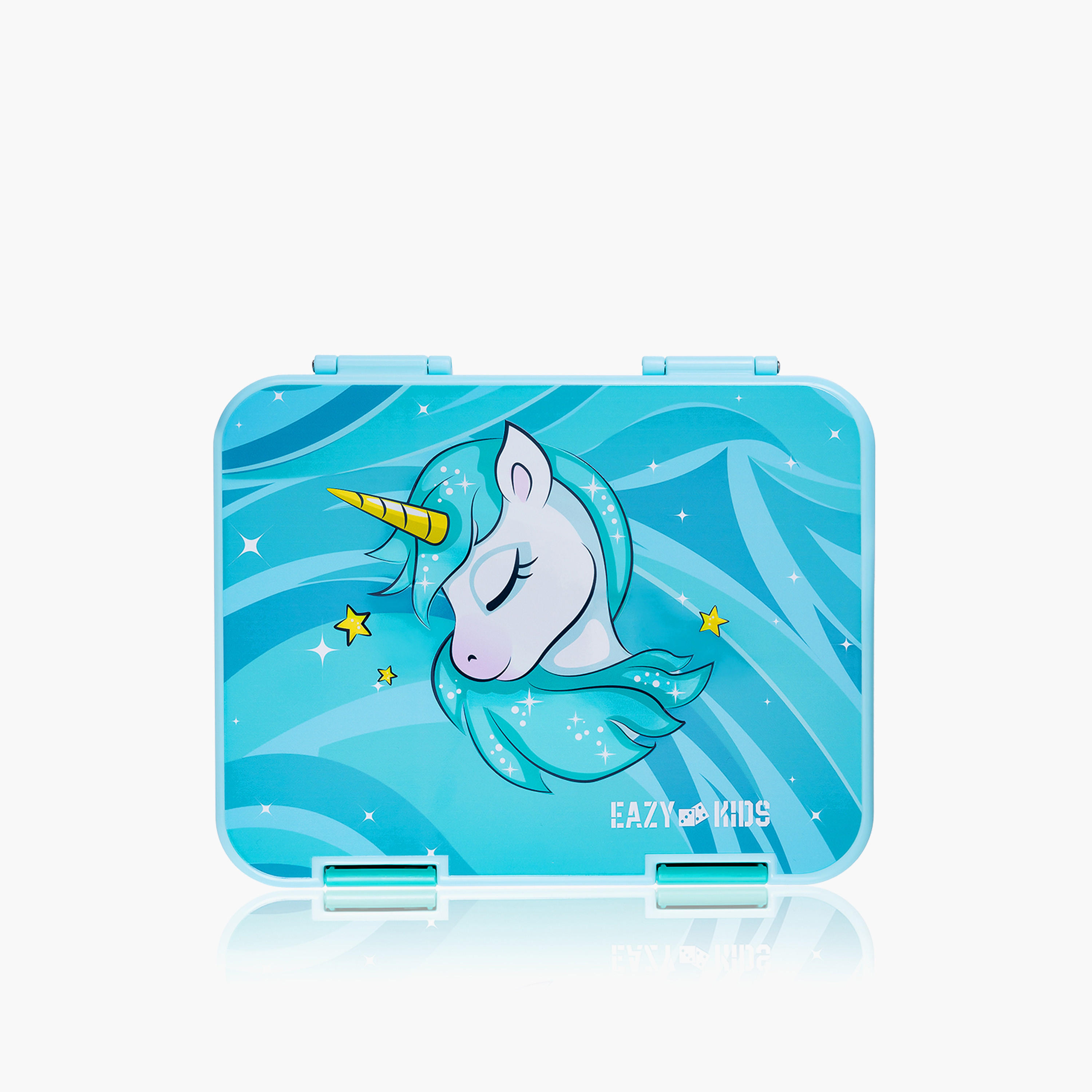 Eazy Kids Unicorn Convertible Bento Box for Girls with Sandwich Cutter-school-lunchessentials-lunchboxes-image-3