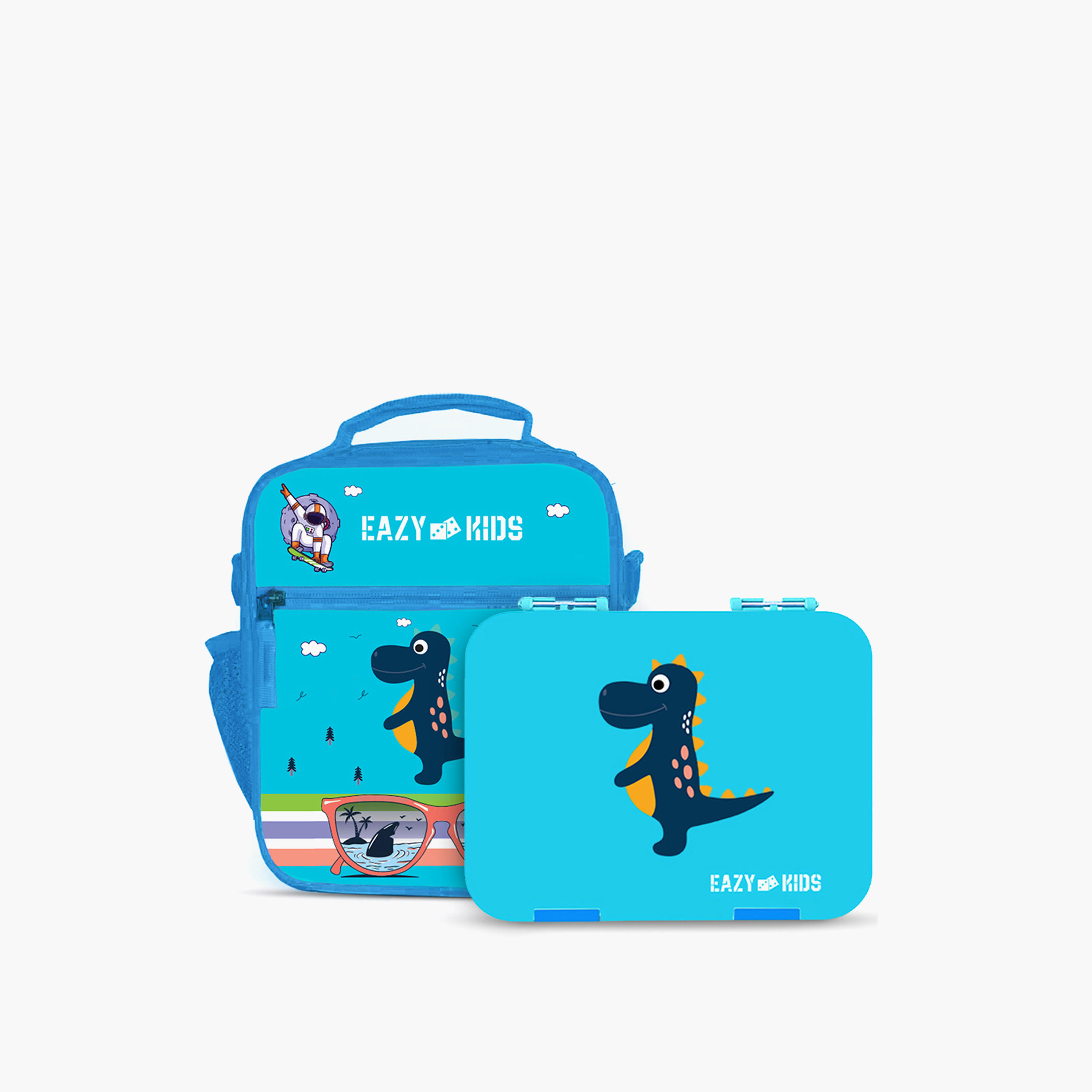 Eazy Kids Dino 4-Compartment Bento Box for Kids-school-lunchessentials-lunchboxes-image-9