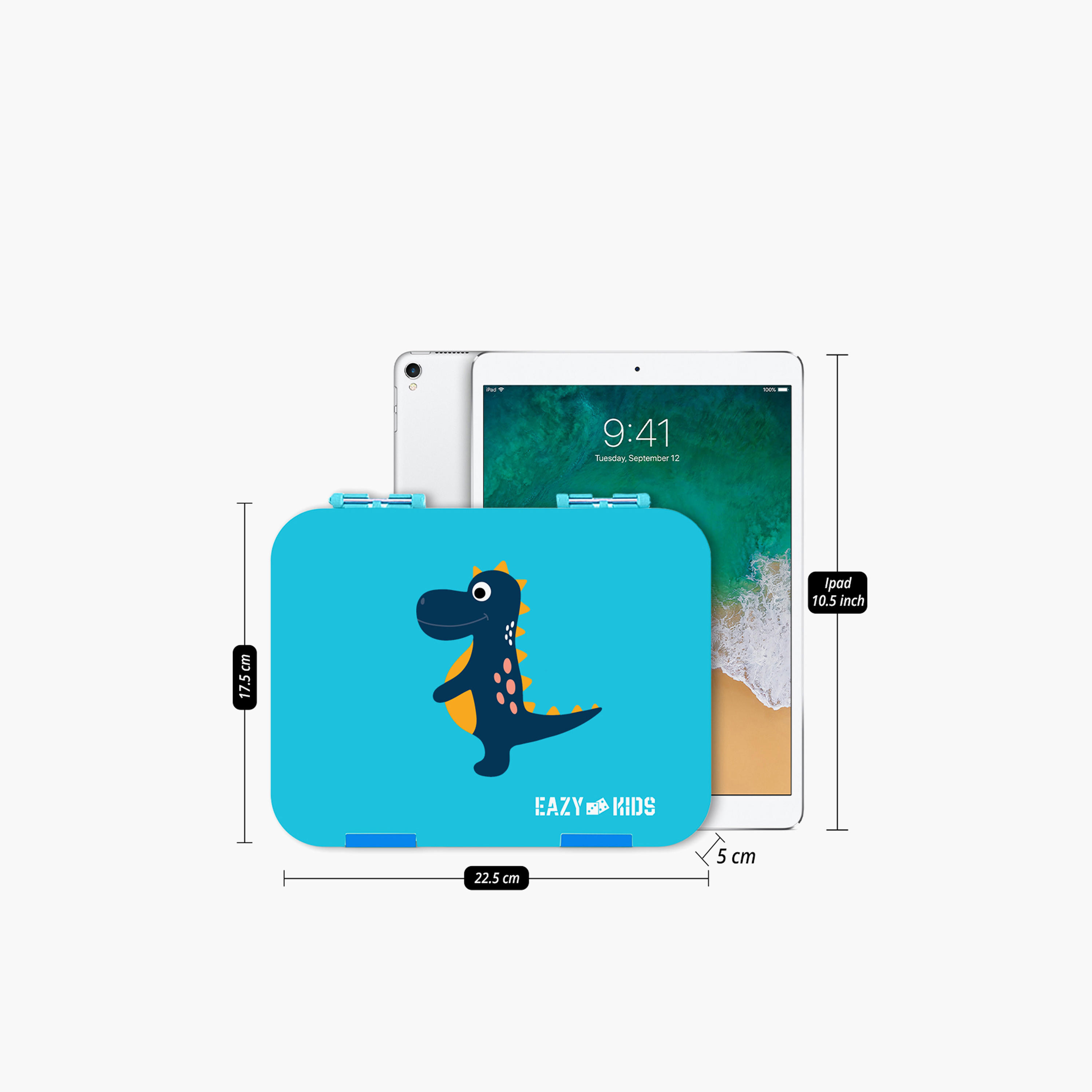 صندوق بينتو للأطفال بأربع حجرات بطبعات دينو من إيزي كيدز-school-lunchessentials-lunchboxes-image-3