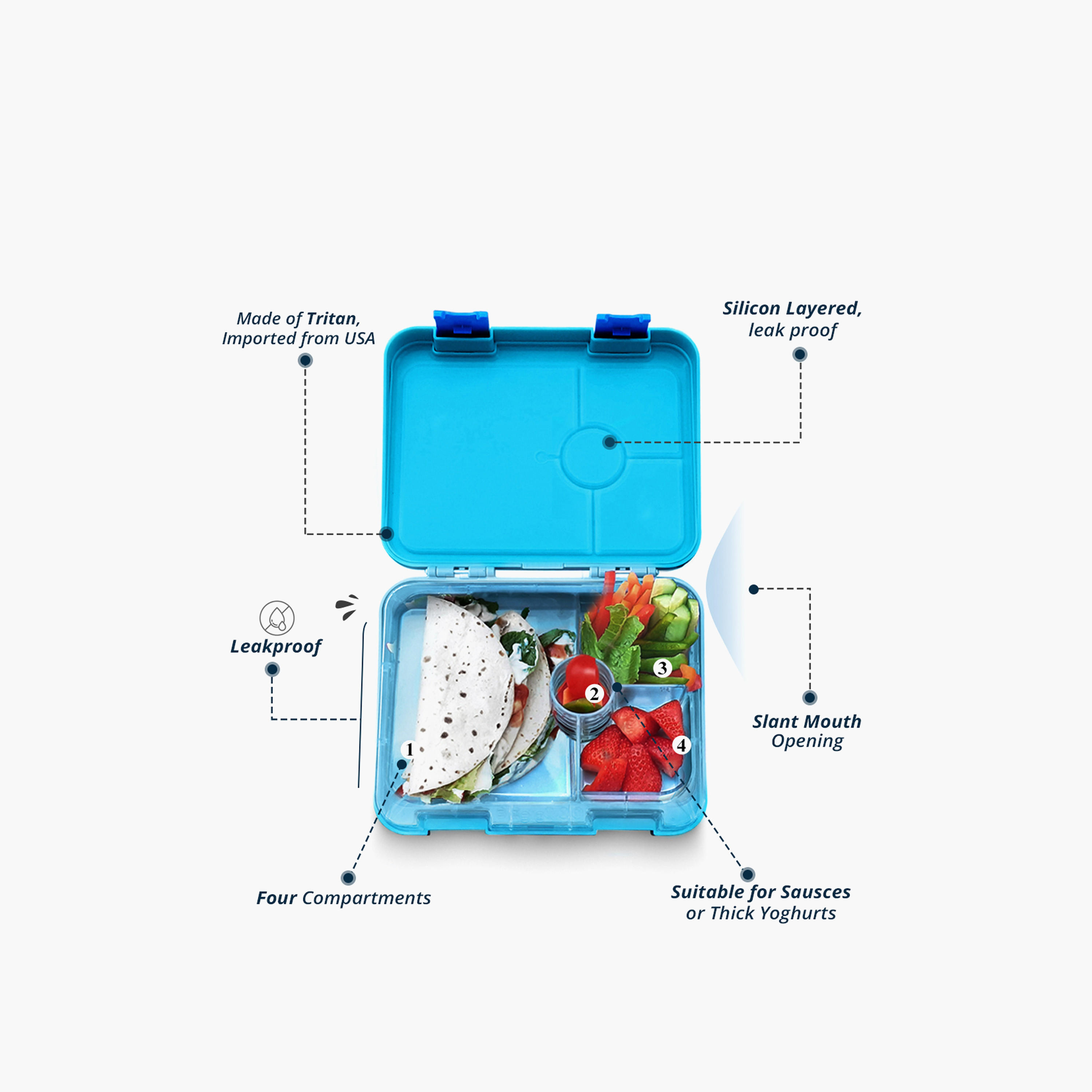 صندوق بينتو للأطفال بأربع حجرات بطبعات دينو من إيزي كيدز-school-lunchessentials-lunchboxes-image-4