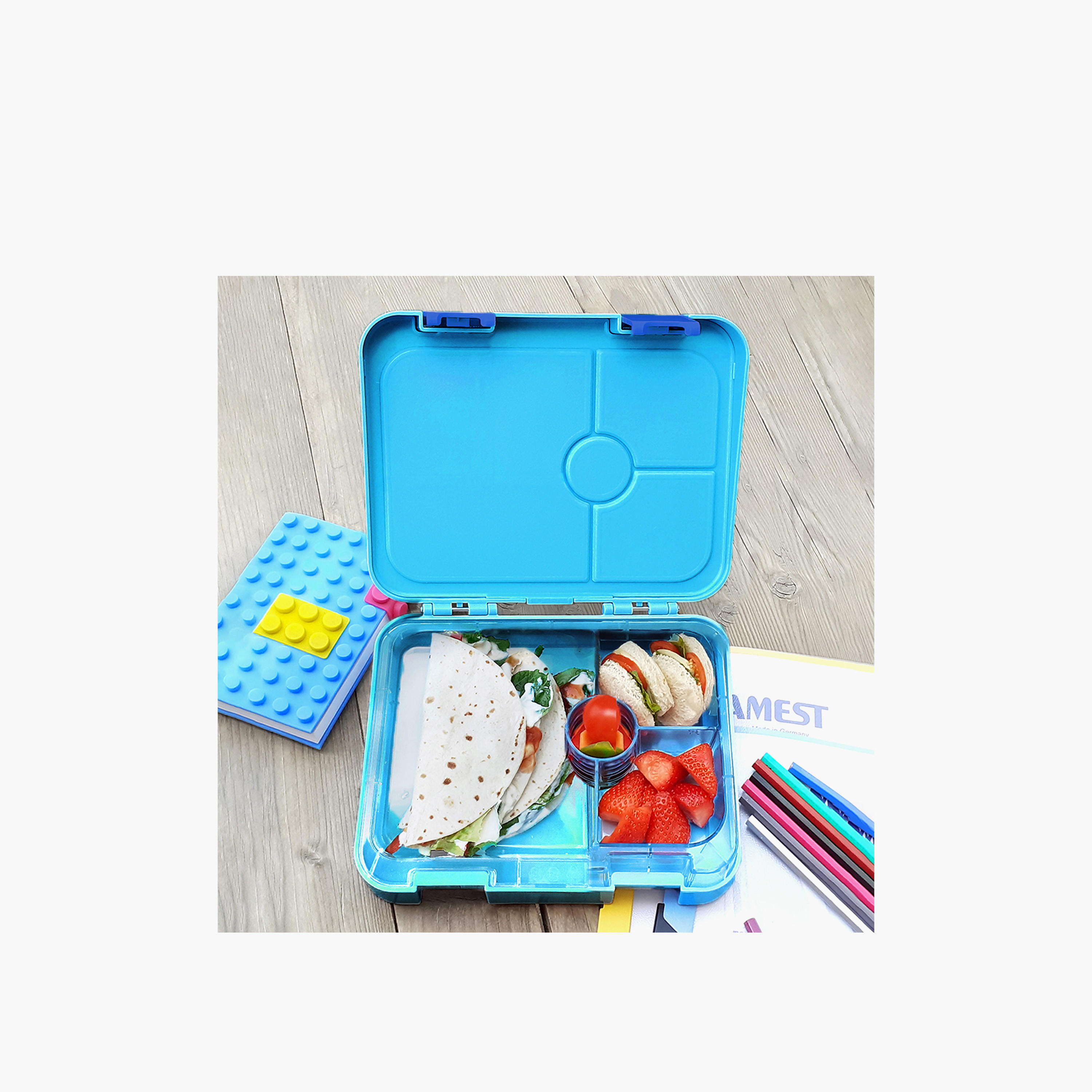 صندوق بينتو للأطفال بأربع حجرات بطبعات دينو من إيزي كيدز-school-lunchessentials-lunchboxes-image-5