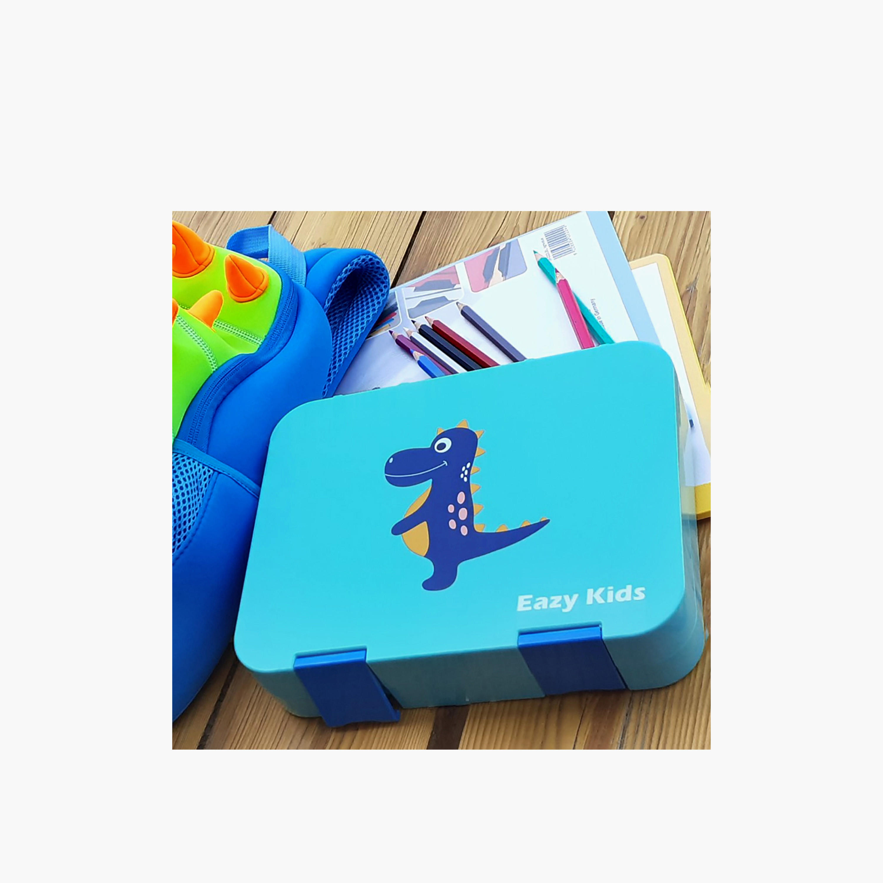 Eazy Kids Dino 4-Compartment Bento Box for Kids-school-lunchessentials-lunchboxes-image-6