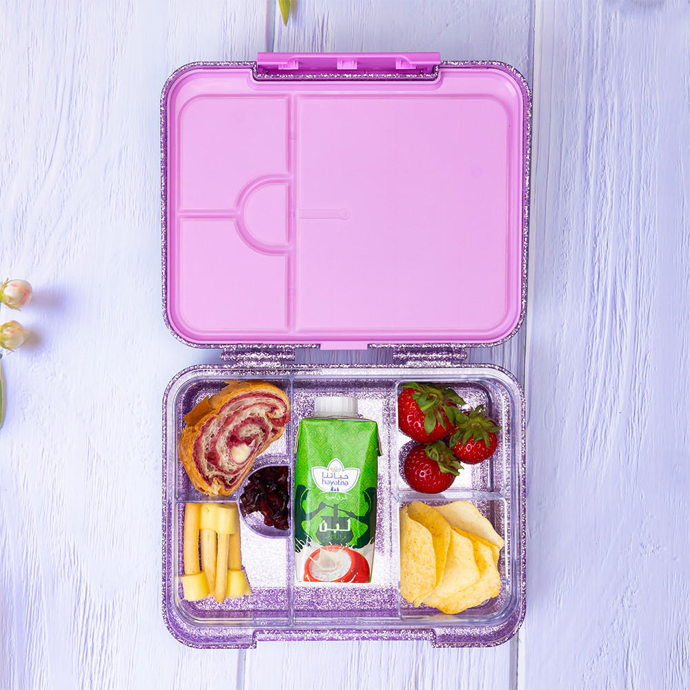 صندوق غداء بينتو قابل للتحول جليتر للأطفال مع 6 أقسام من إيزي كيدز-school-lunchessentials-lunchboxes-image-6