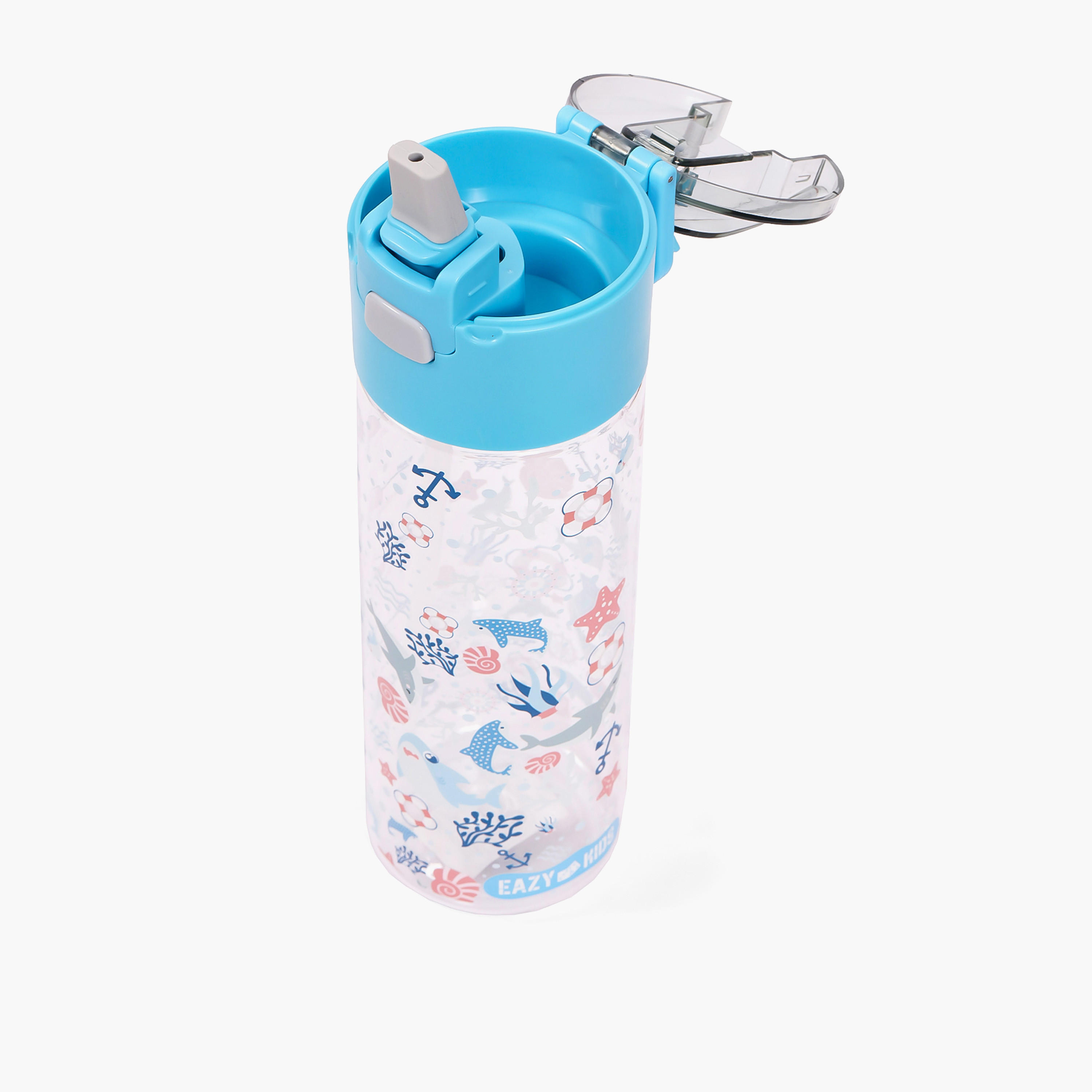 قارورة مياه ترايتان بطبعات قرش للأطفال من إيزي كيدز - 450 مل-school-waterbottles-image-6