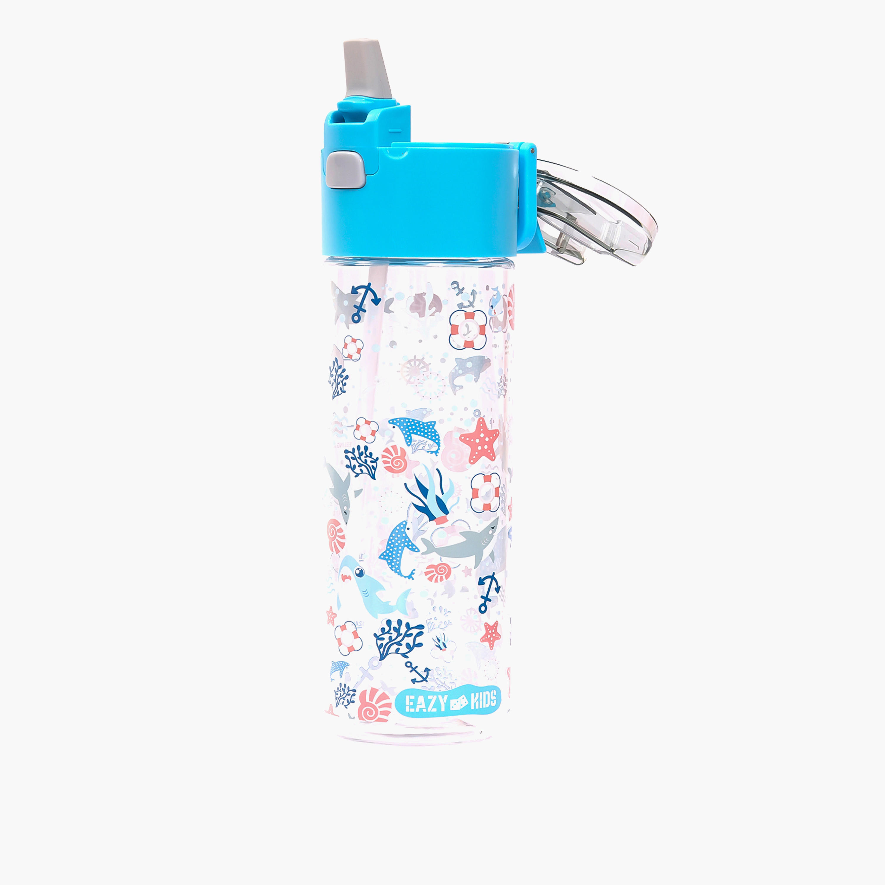 Eazy Kids Shark Tritan Water Bottle - 450 ml-school-waterbottles-image-7