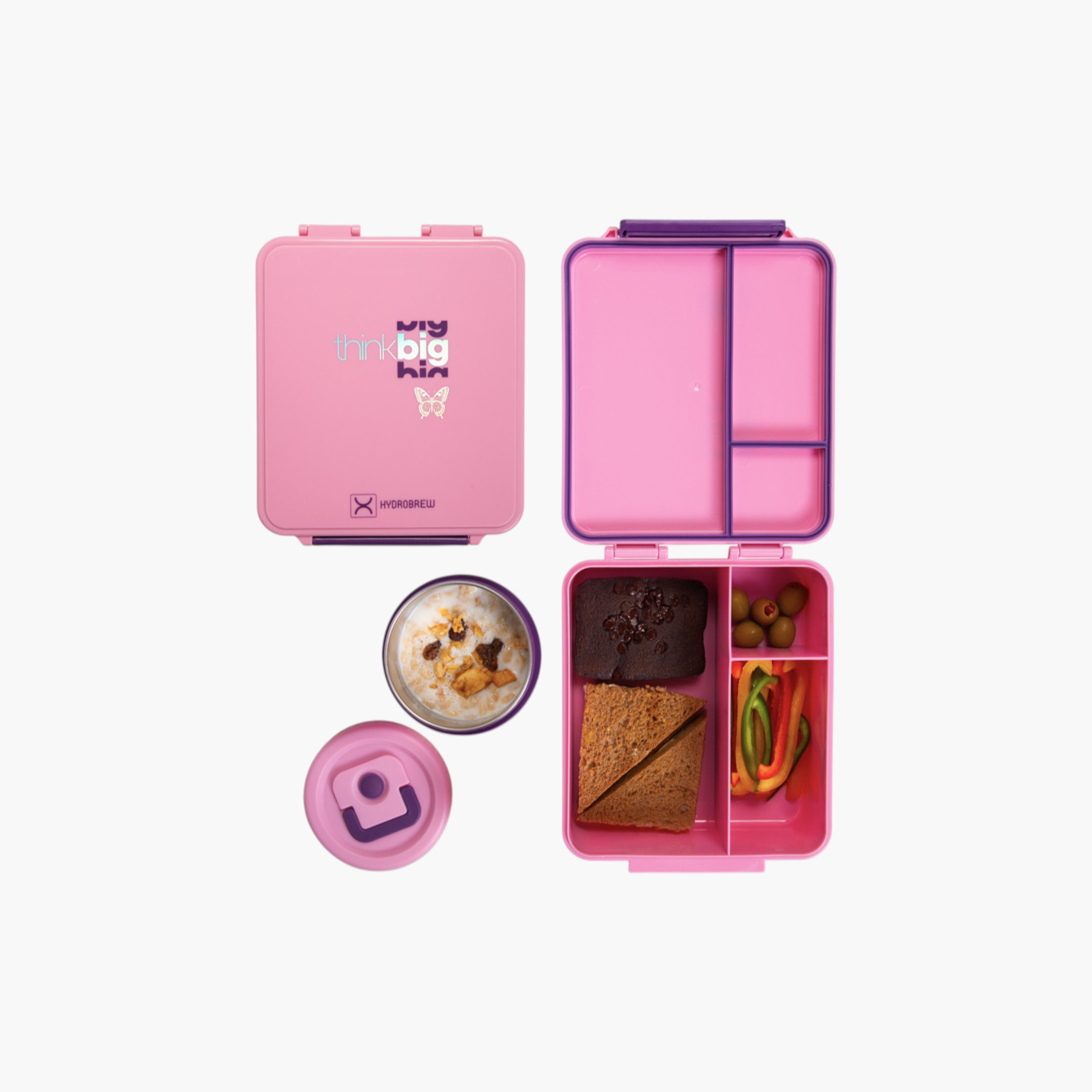 Hydrobrew Printed Bento Lunch Box with Steel Food Jar-school-lunchessentials-lunchboxes-image-4