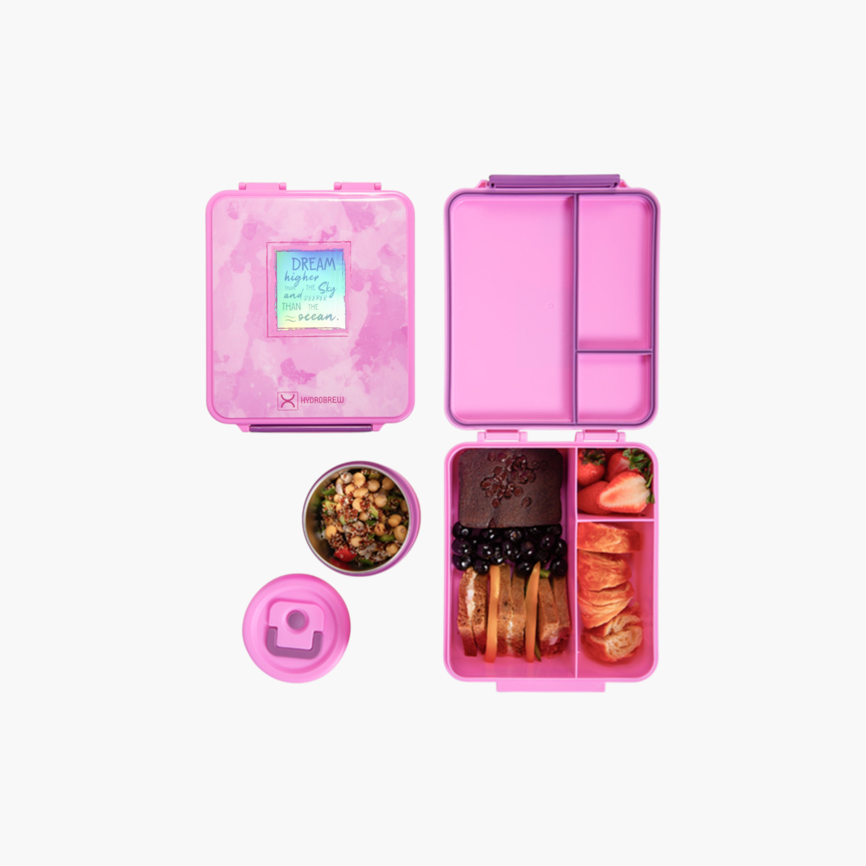 صندوق غداء بنتو بطبعات مع جرة طعام ستيل من هايدروبرو-school-lunchessentials-lunchboxes-image-4