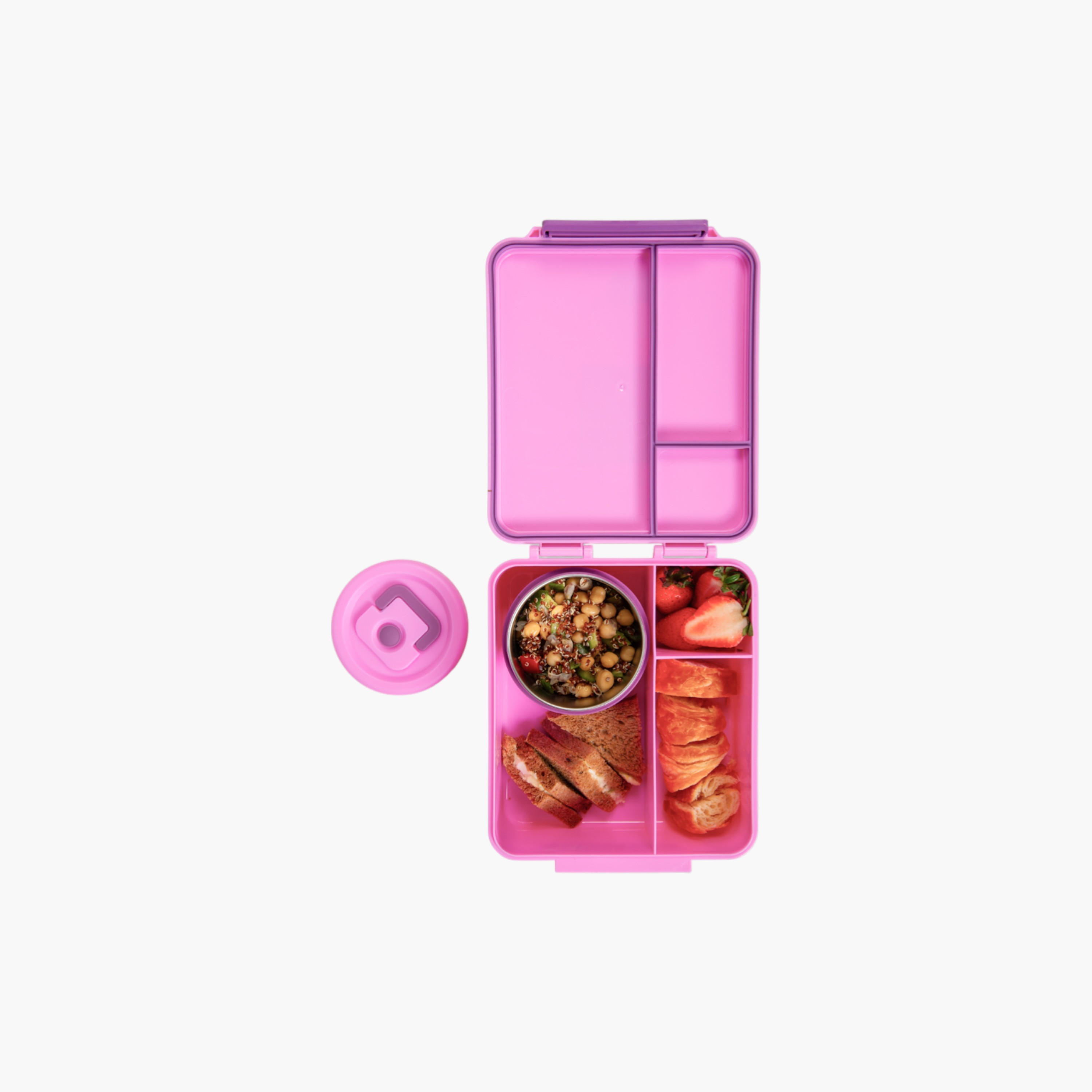Hydrobrew Printed Bento Lunch Box with Steel Food Jar-school-lunchessentials-lunchboxes-image-5