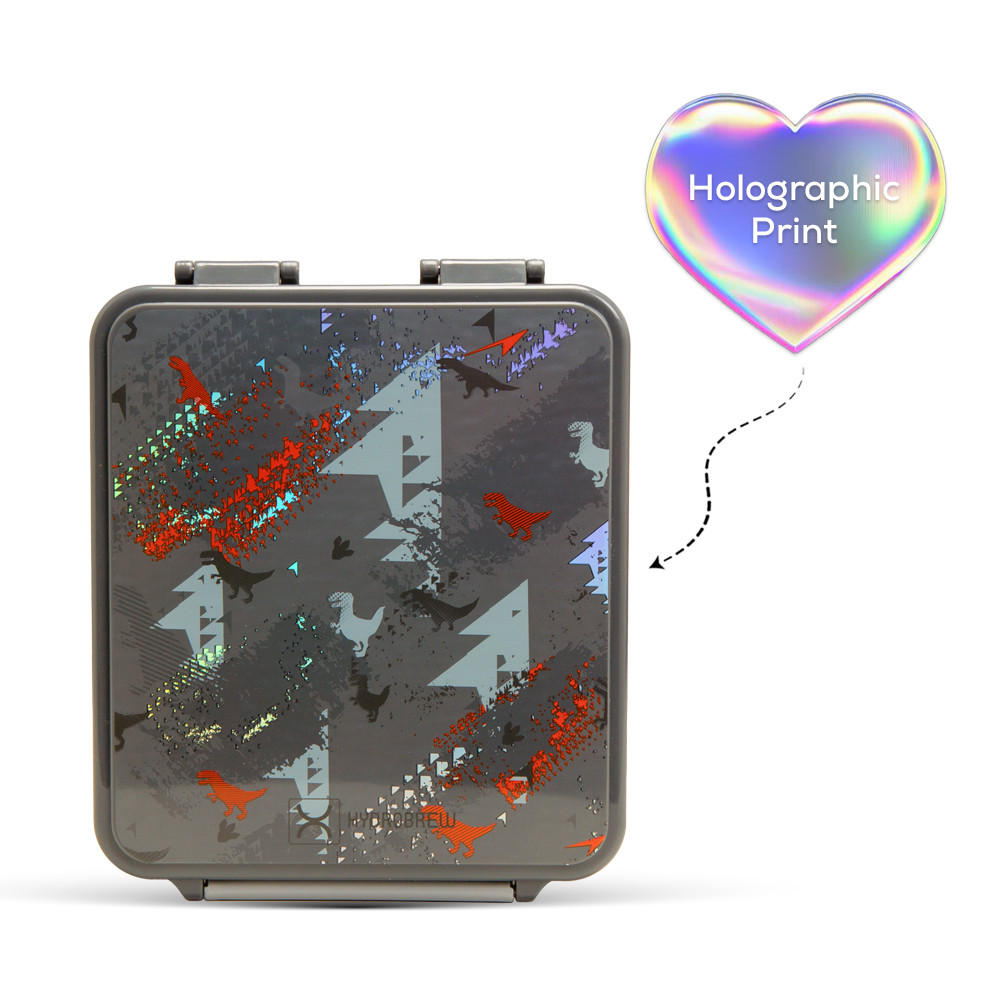 Hydrobrew Dinosaur Print Bento Lunch Box with Steel Food Jar-school-lunchessentials-lunchboxes-image-10