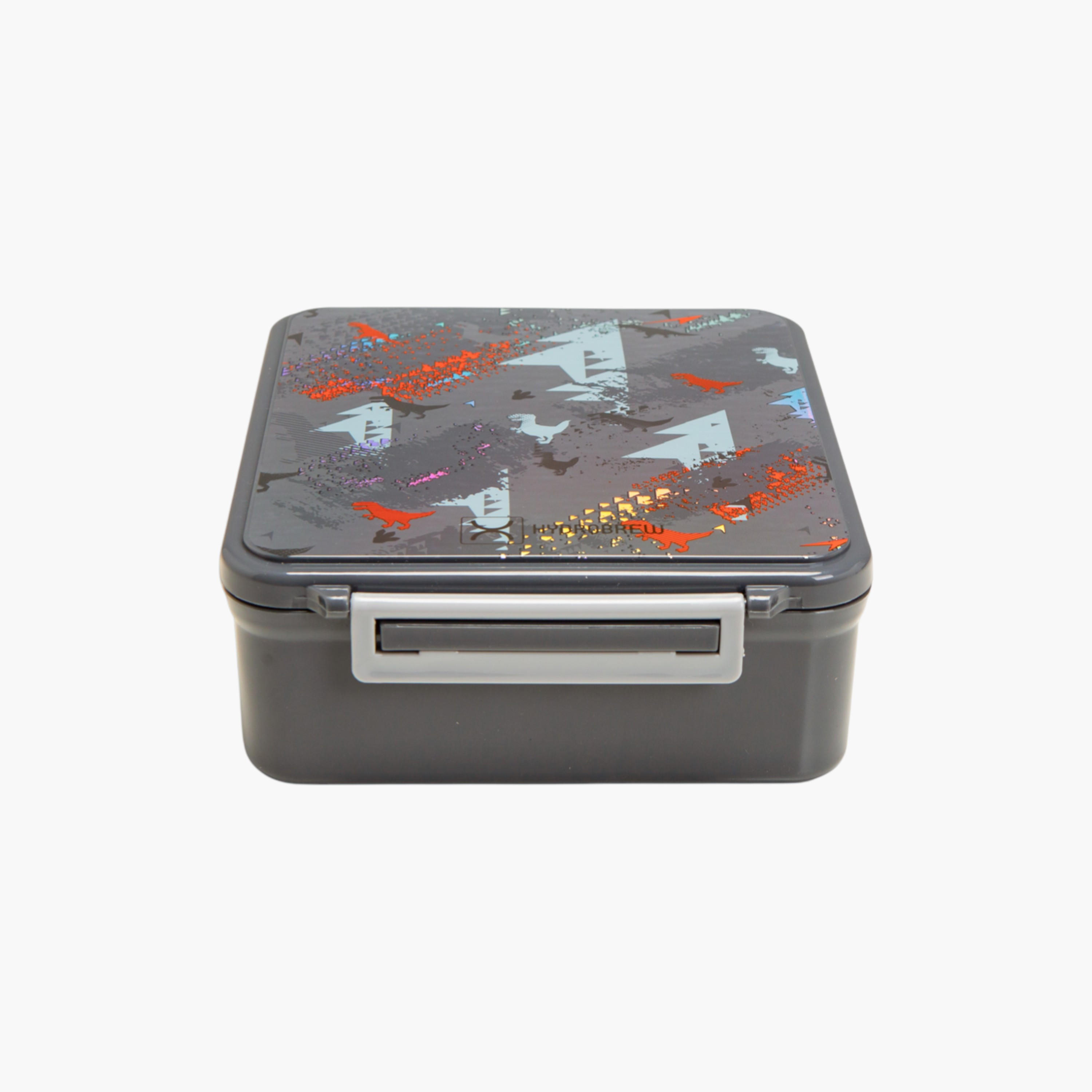 Hydrobrew Dinosaur Print Bento Lunch Box with Steel Food Jar-school-lunchessentials-lunchboxes-image-7