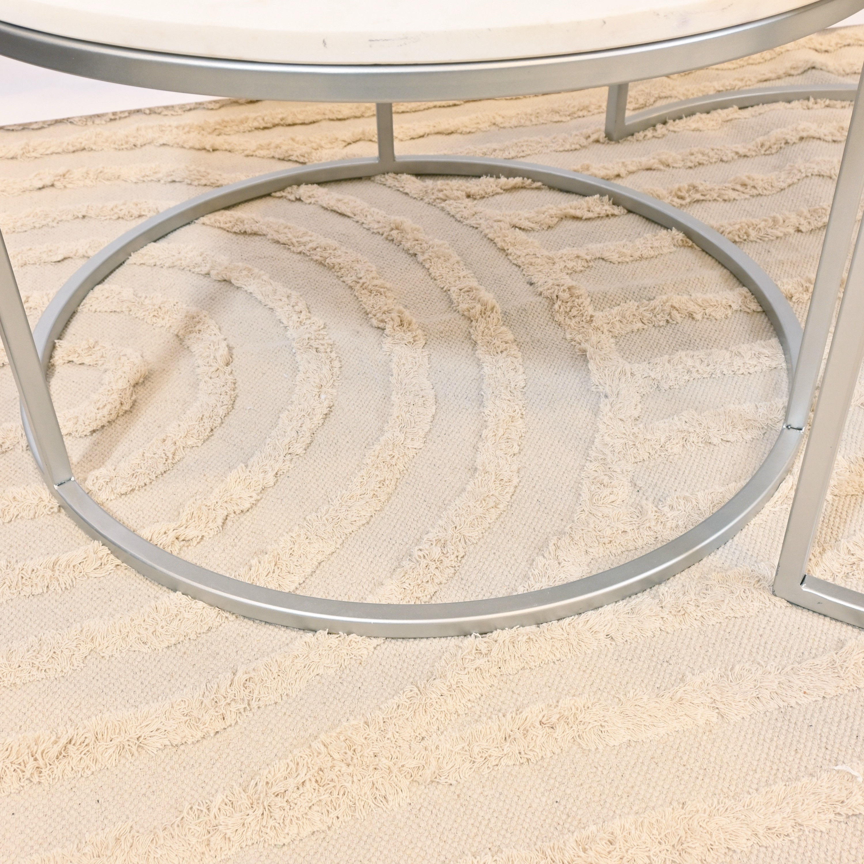 طقم طاولات قهوة قطعتين بسطح رخام صنع بواسطة لايف ستايل-furniture-livingroom-coffeetables-image-4
