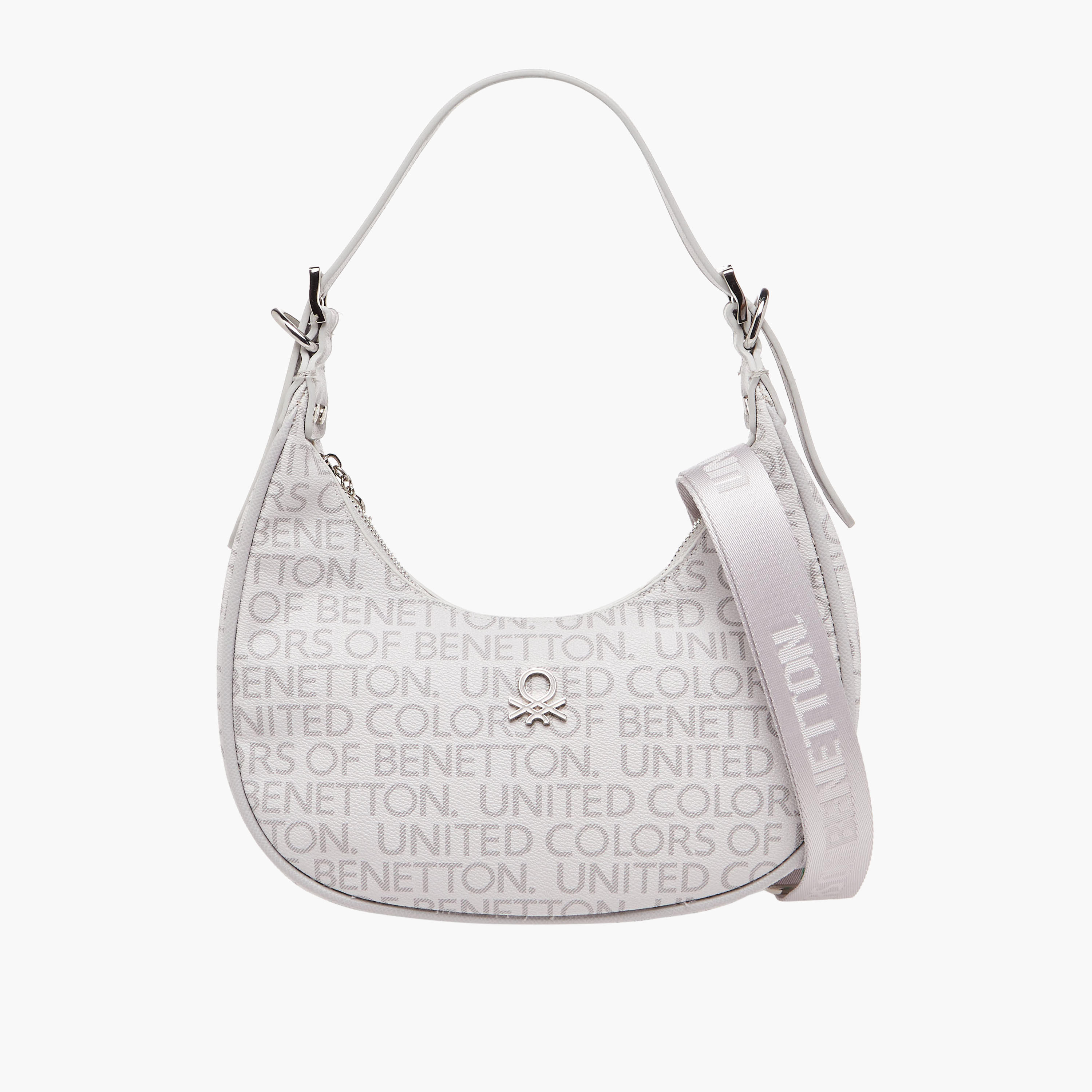 شنطة باجيت بطبعات شعار مع حمالة قابلة للتعديل من يو سي بي-women-bagsandwallets-handbags-image-1