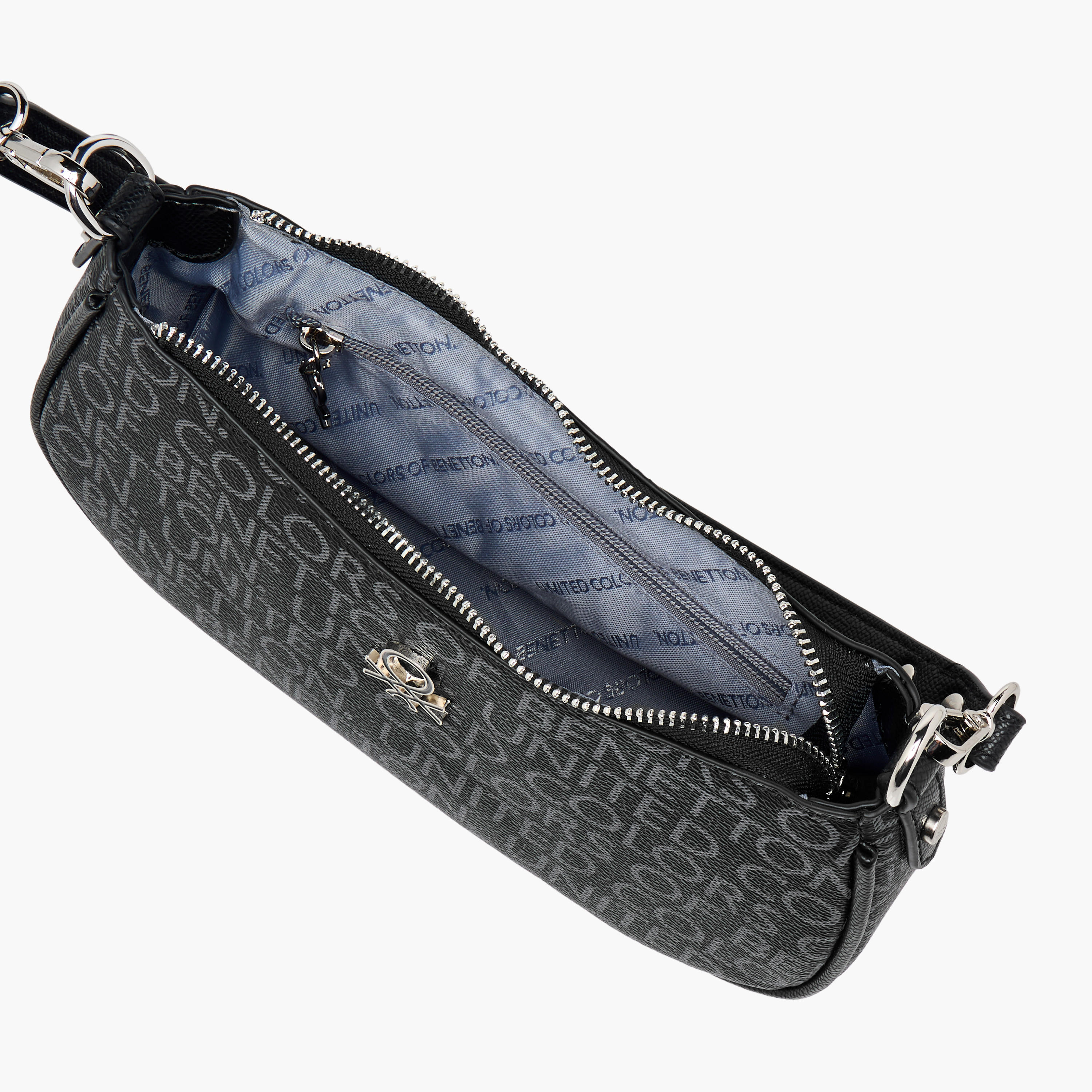 شنطة كروس بودي بحزام قابل للفصل وطبعات مونوجرام من يو سي بي-women-bagsandwallets-handbags-image-8