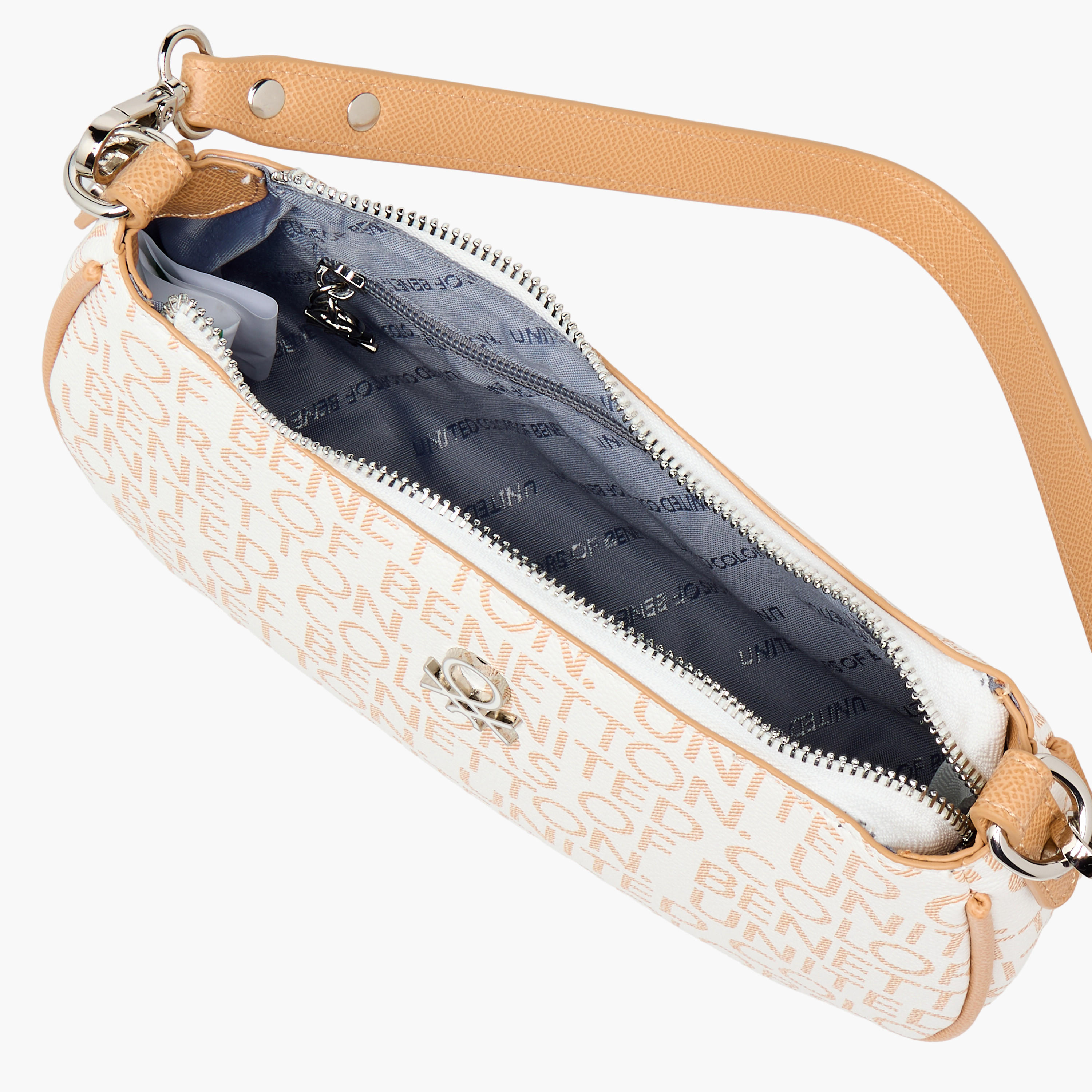 UCB Logo Print Crossbody Bag with Adjustable Strap-women-bagsandwallets-handbags-image-9