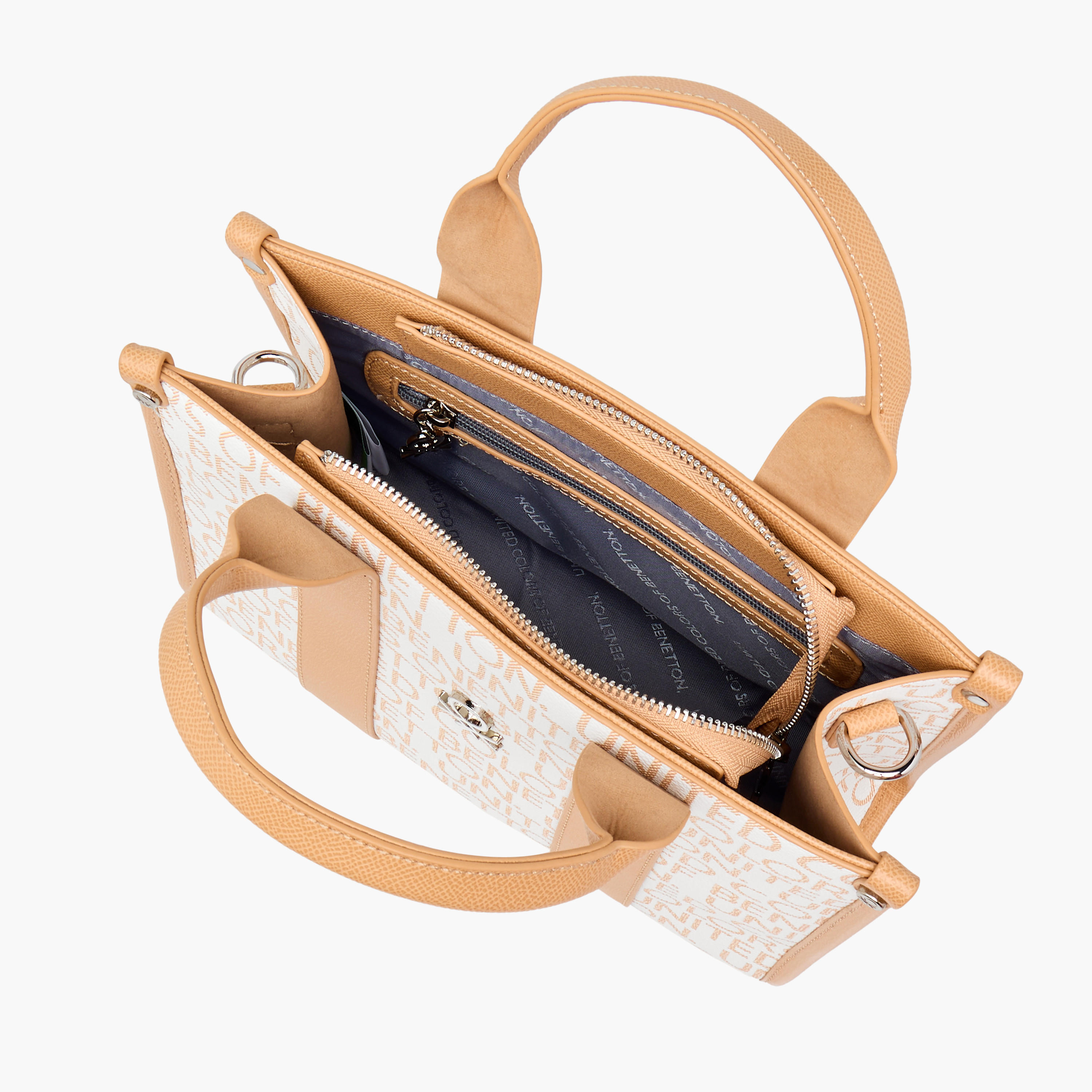 شنطة توتي بحزام قابل للفصل وطبعات مونوجرام من يو سي بي-women-bagsandwallets-handbags-image-9