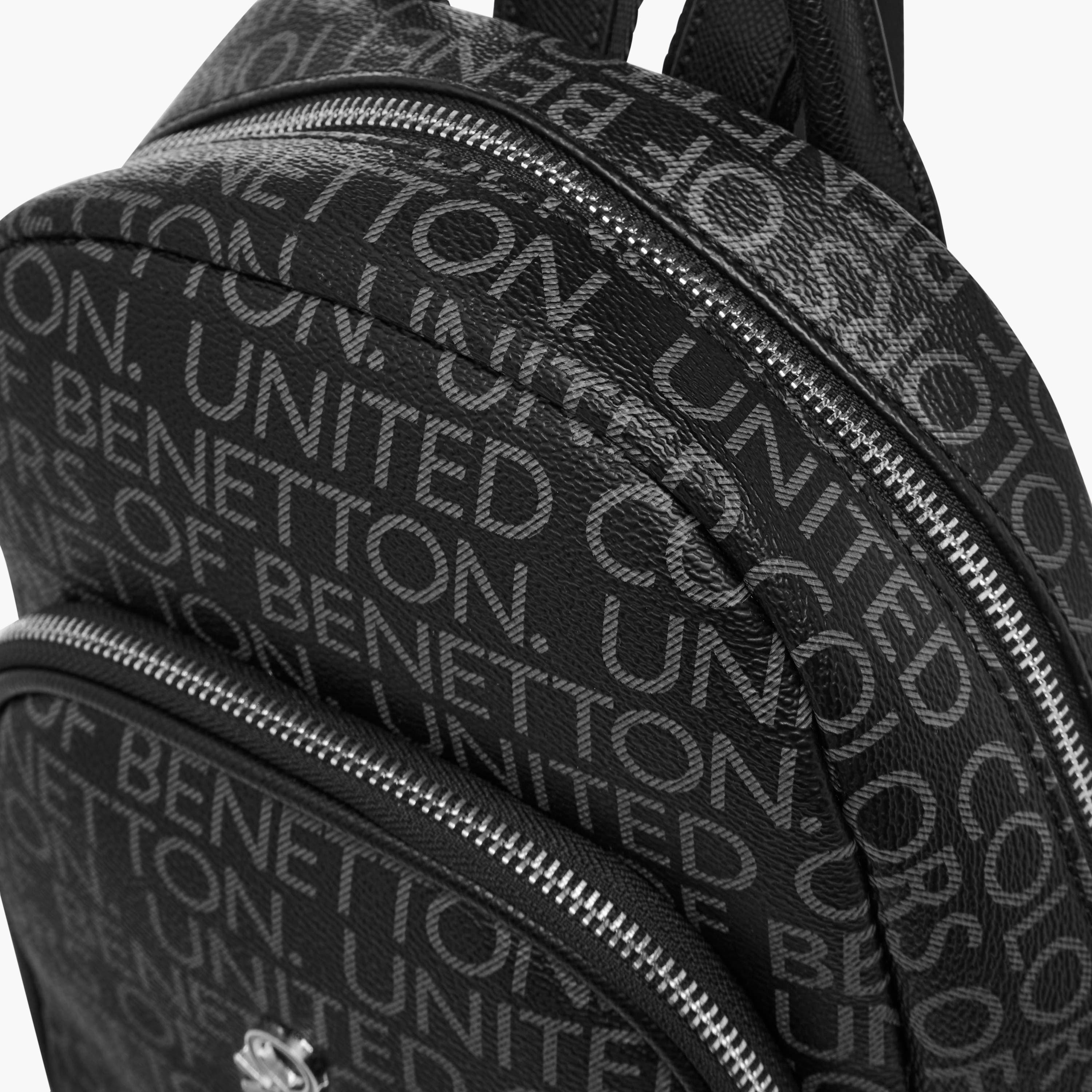 UCB Monogram Print Backpack with Adjustable Shoulder Straps-women-bagsandwallets-backpacks-image-6