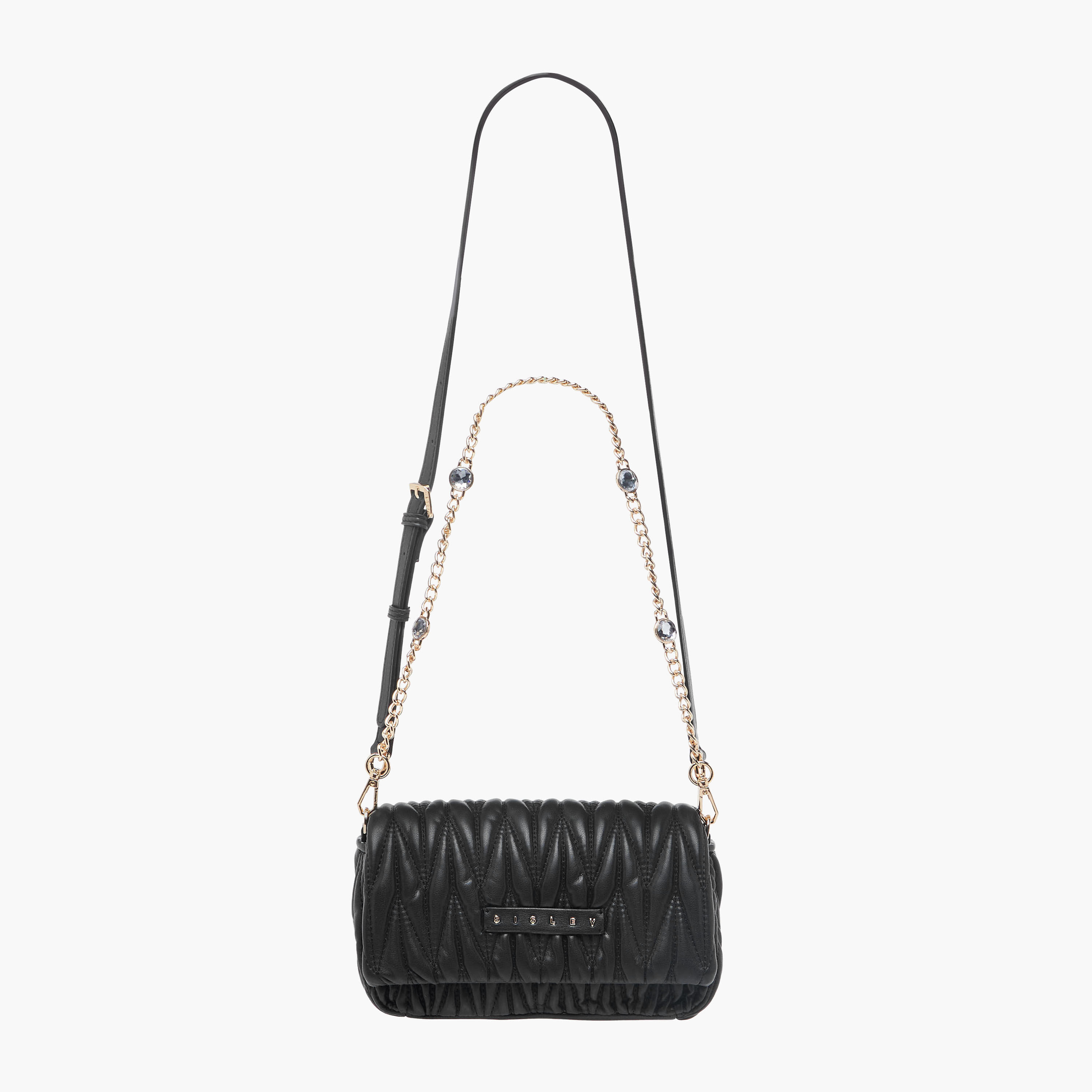 Sisley Quilted Crossbody Bag with Chain Strap-women-bagsandwallets-handbags-image-3