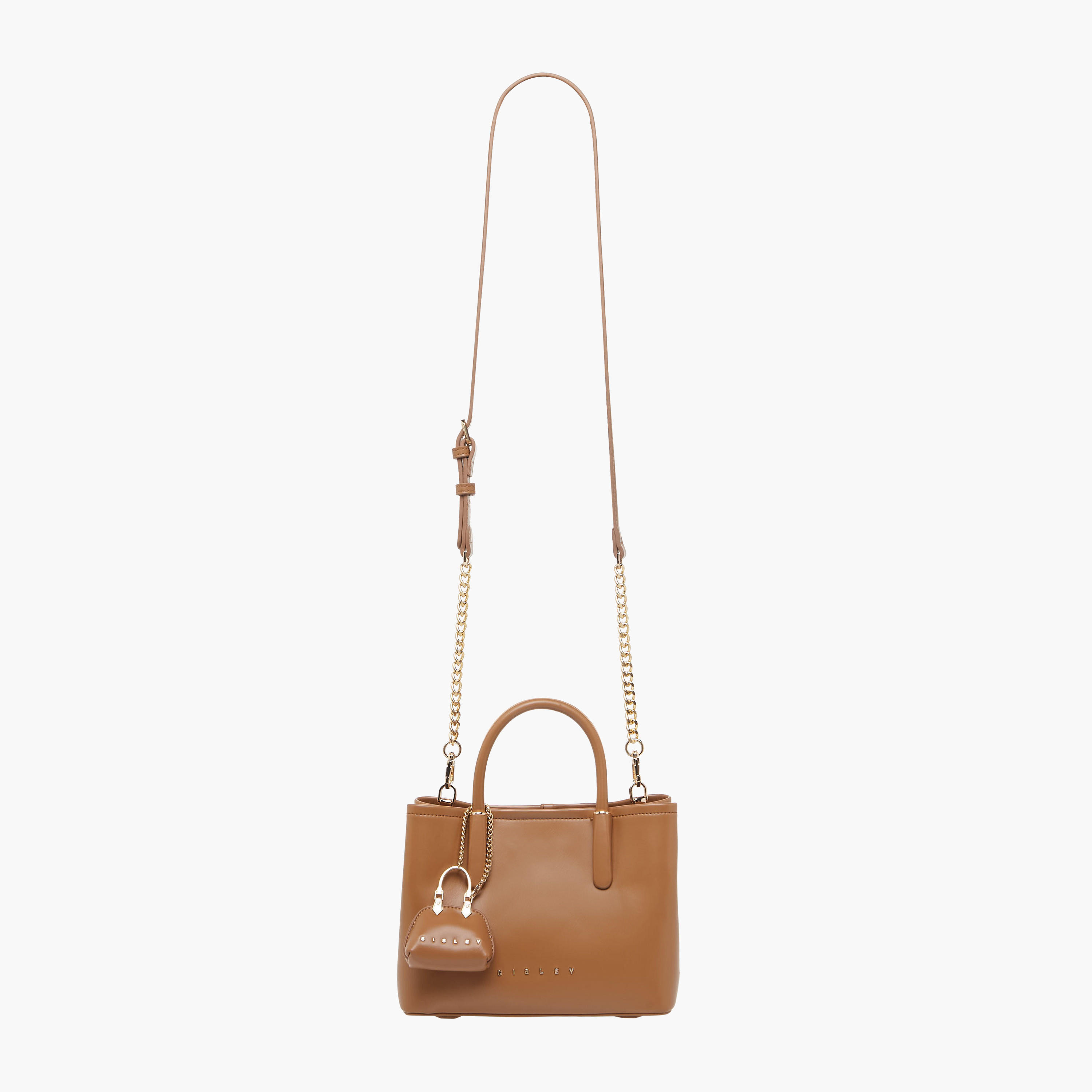 Sisley Textured Tote Bag with Charm-women-bagsandwallets-handbags-image-3