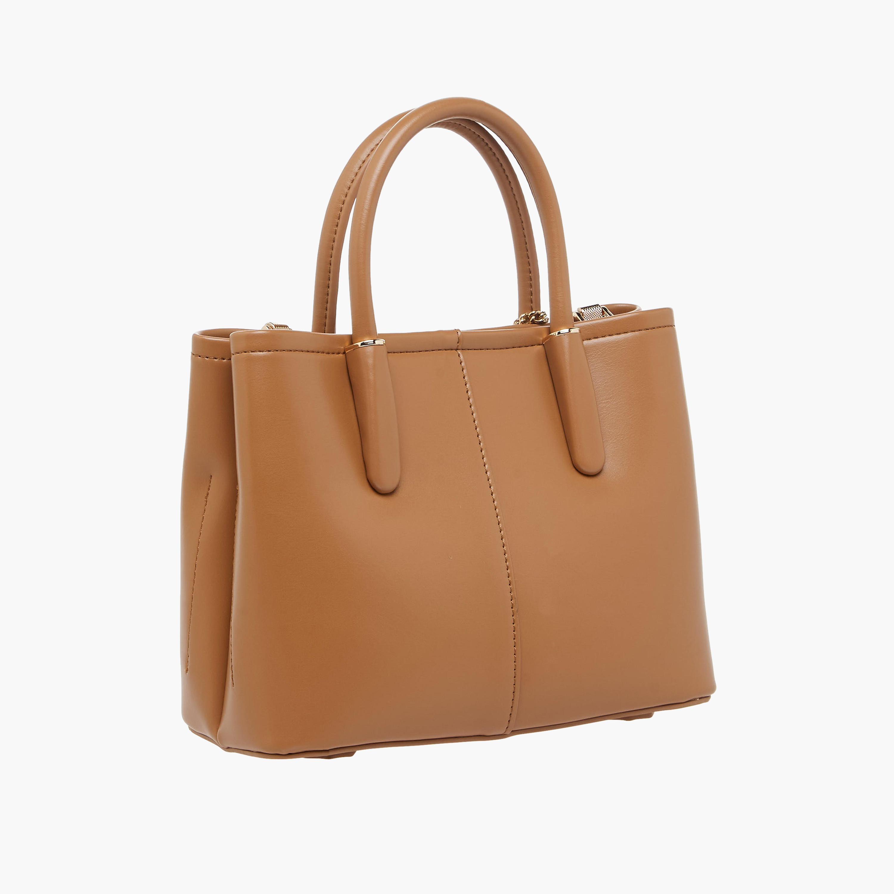 Sisley Textured Tote Bag with Charm-women-bagsandwallets-handbags-image-4