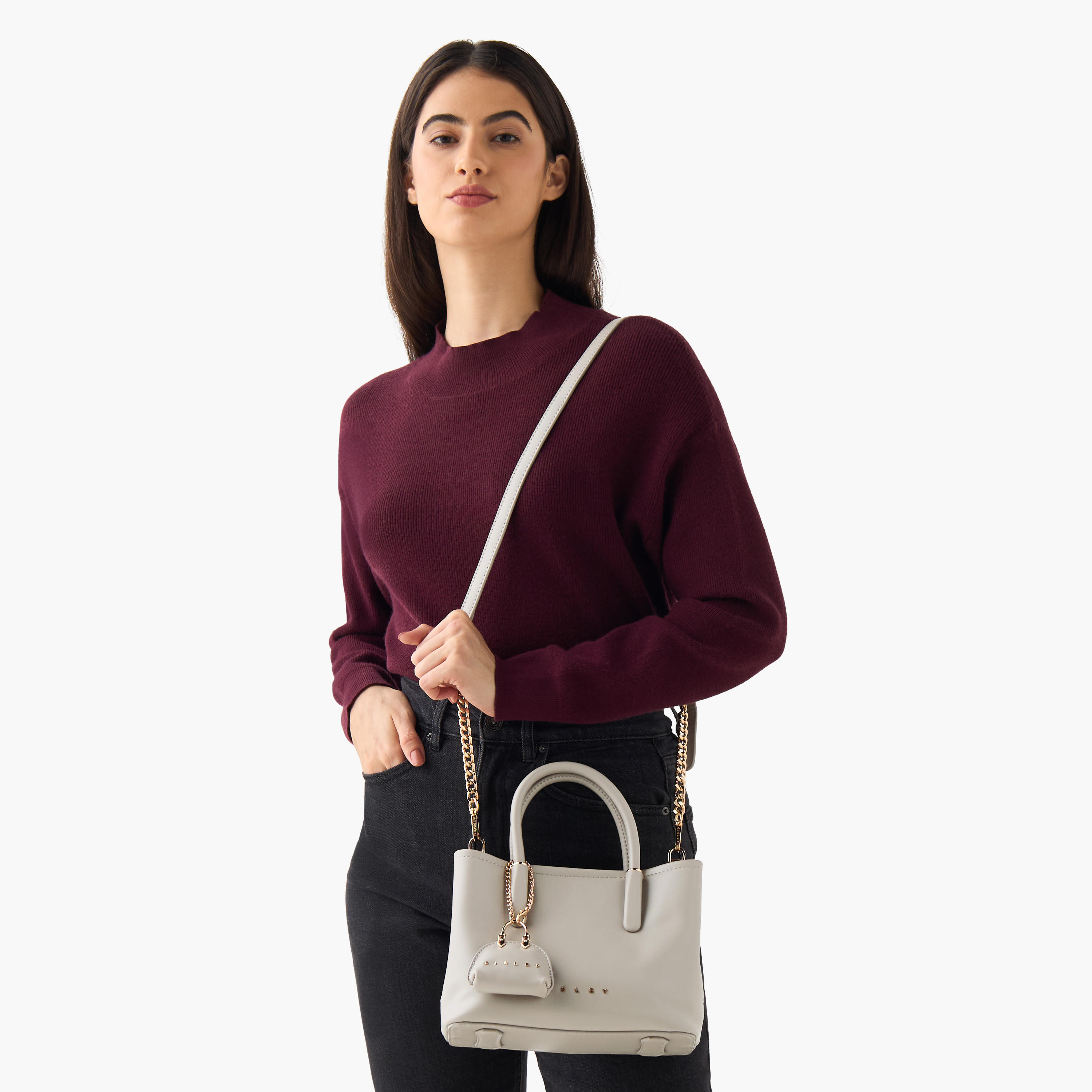 شنطة توت سادة بحزام قابل للفصل من سيسلي-women-bagsandwallets-handbags-image-2