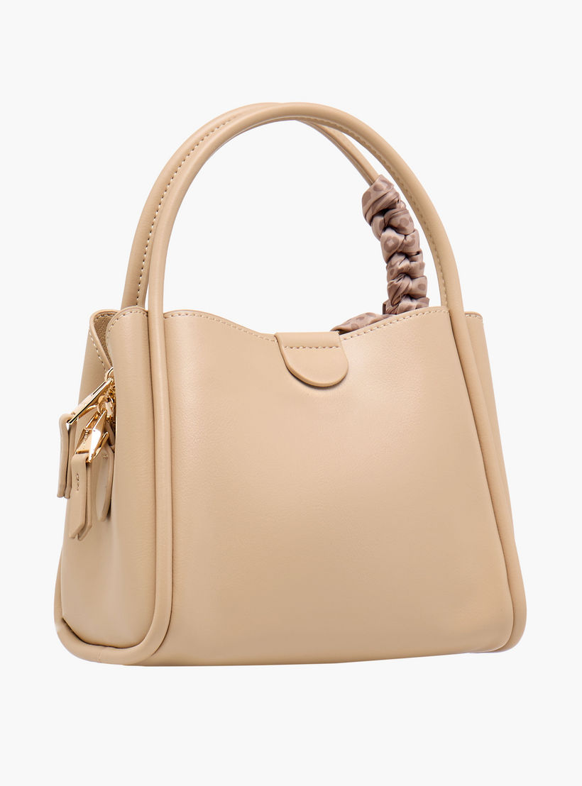 Sisley Textured Crossbody Bag with Scarf and Chain Detail-women-bagsandwallets-handbags-image-4