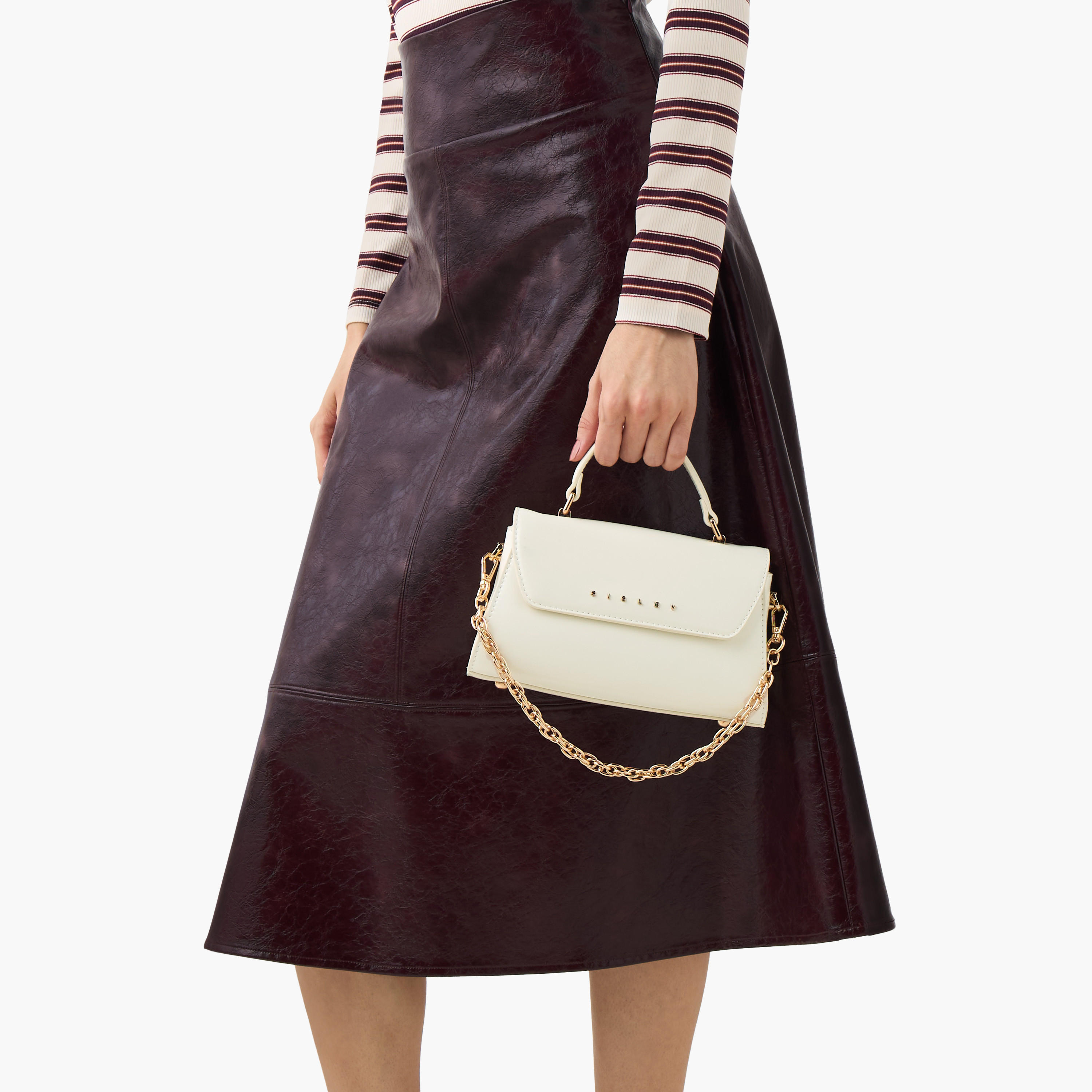 Sisley Solid Crossbody Bag with Button Closure-women-bagsandwallets-handbags-image-8