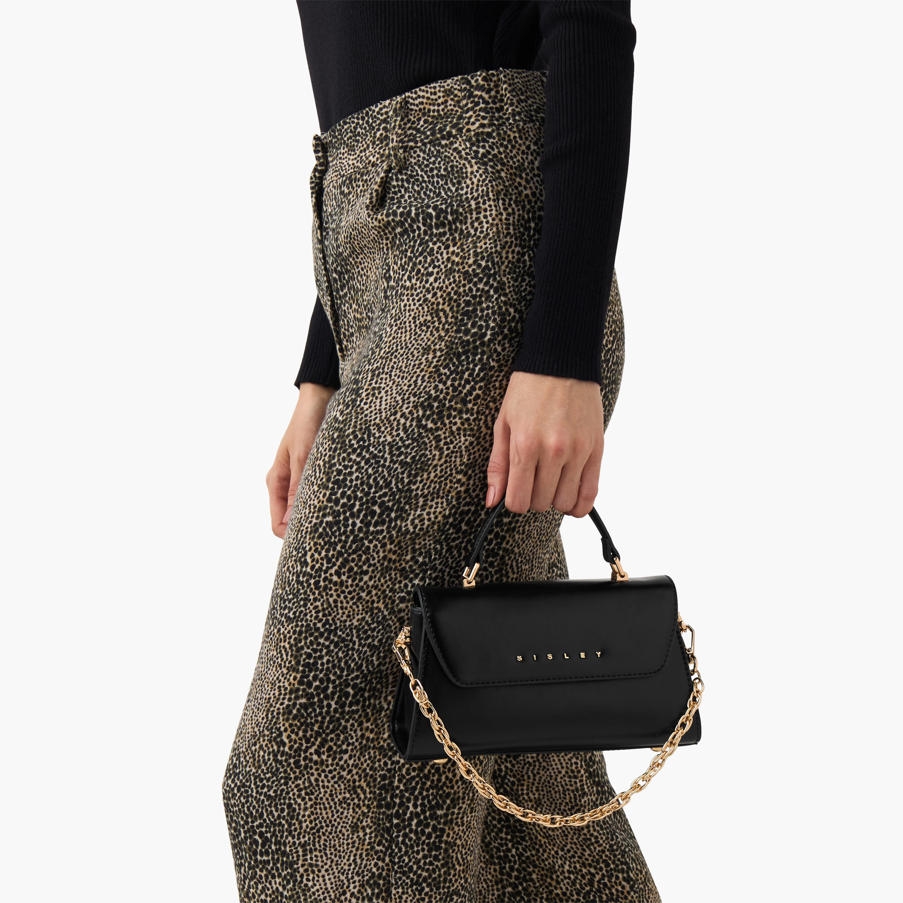 Sisley Solid Crossbody Bag with Detachable Chain Strap-women-bagsandwallets-handbags-image-8