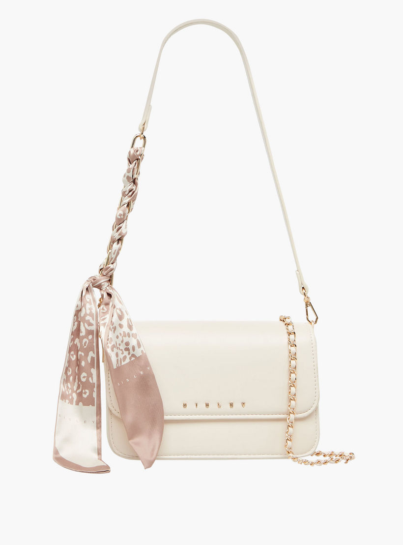 شنطة كروس بودي سادة بتفاصيل وشاح من سيسلي-women-bagsandwallets-handbags-image-1