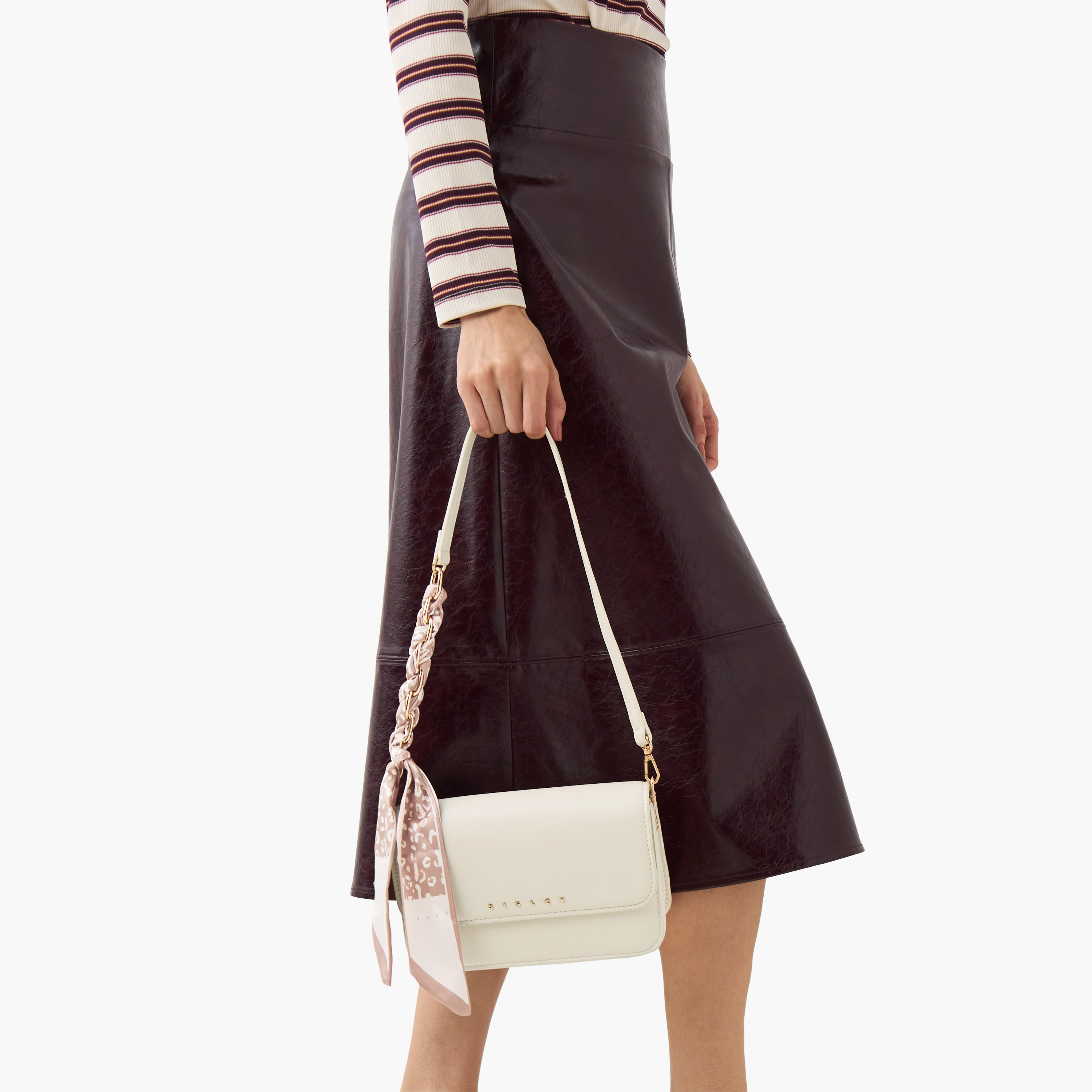 شنطة كروس بودي سادة بتفاصيل وشاح من سيسلي-women-bagsandwallets-handbags-image-8