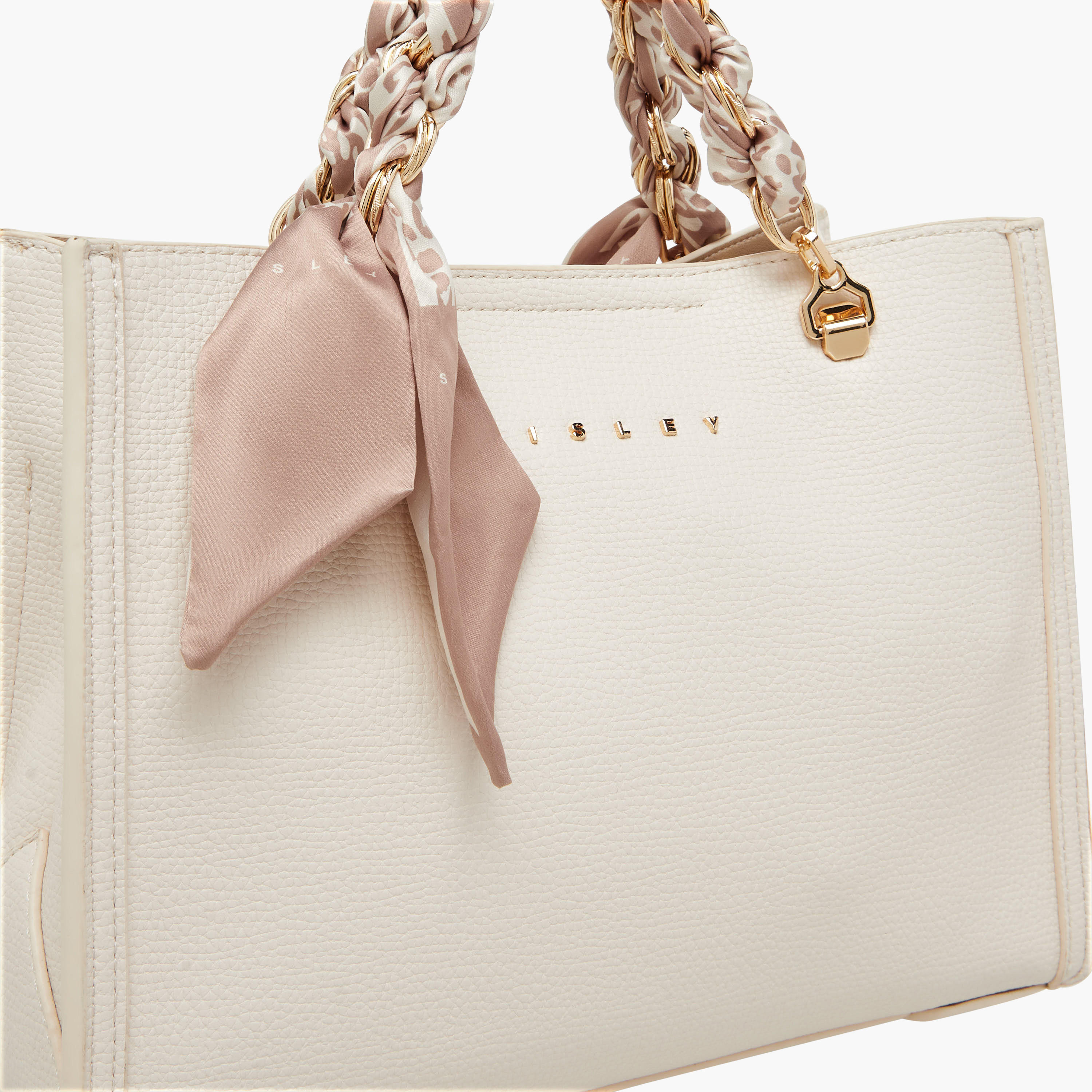 شنطة توت بسحّاب إغلاق وزينة وشاح من سيسلي-women-bagsandwallets-handbags-image-4
