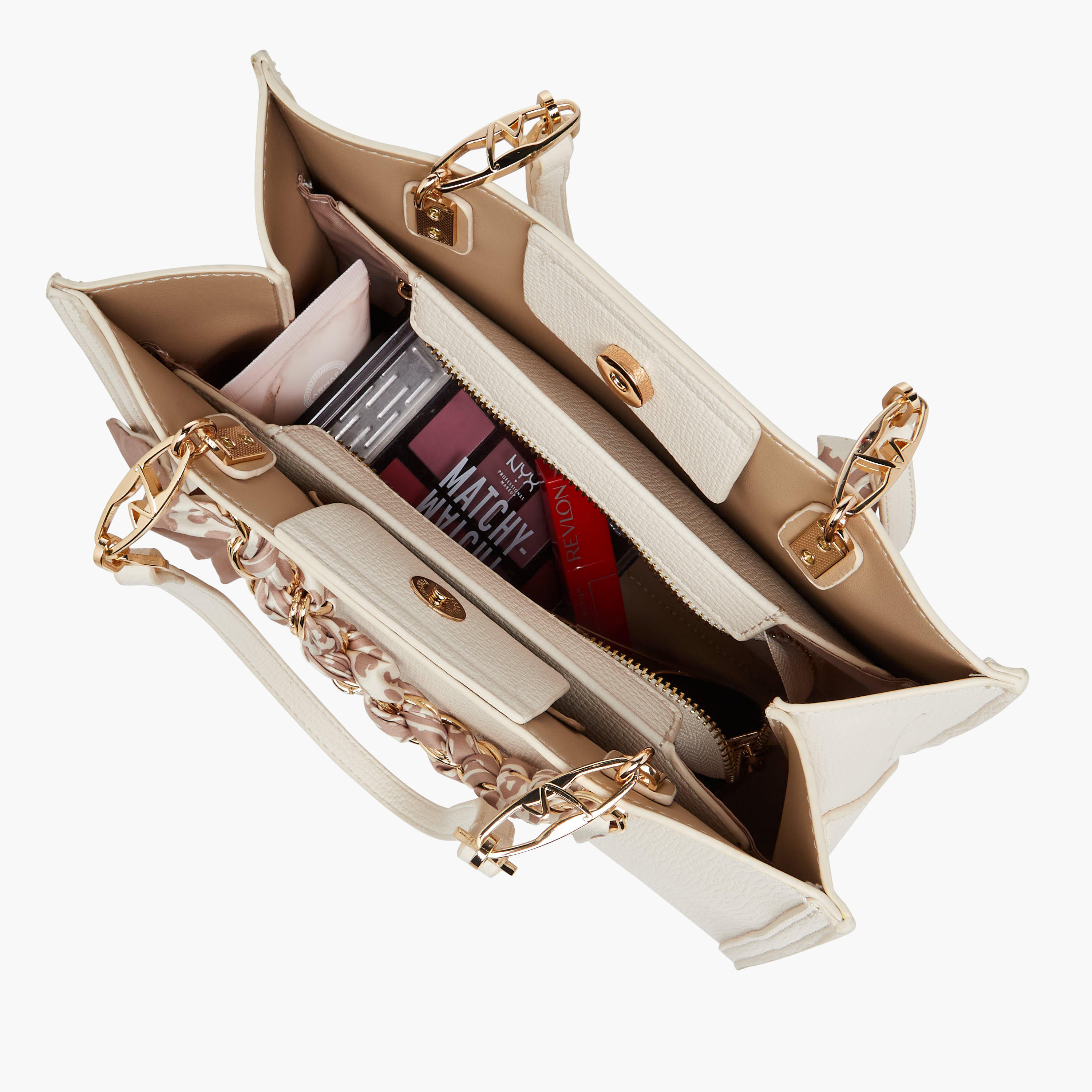 شنطة توت بسحّاب إغلاق وزينة وشاح من سيسلي-women-bagsandwallets-handbags-image-8